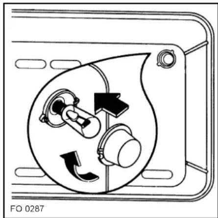 ZANUSSI ZOB 651 W - Auswechseln der Backofenlampe - 2