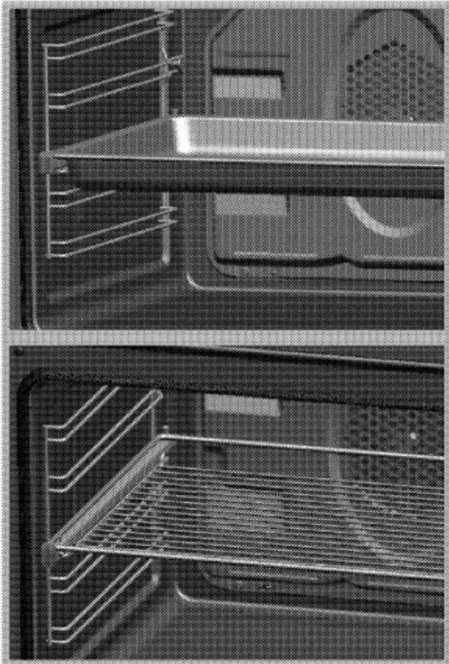 BLOMBERG BIO 7443 - Proper positioning of the wire shelf and tray on sliding shelves - 1