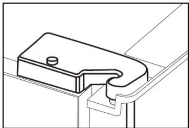 BLOMBERG KFD 9952 XDA - Adjusting the gap between the upper door - 6