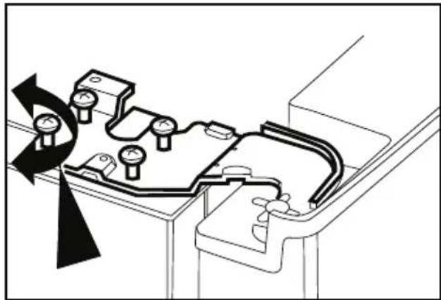 BLOMBERG KFD 9952 XDA - Adjusting the gap between the upper door - 5