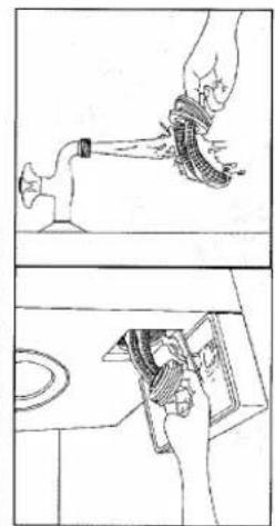 ZANUSSI ZF1246 - Die 3 Plastikzapfen herausziehen. - 1