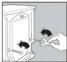 ZANUSSI ZE 16 - Entfernen der Transportsicherung - 2