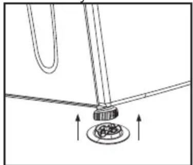 BLOMBERG TKF 7459 S - Adjusting feet - 1