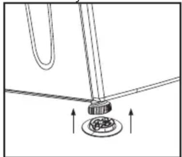 BLOMBERG TKF 7449 S - Adjusting feet - 1