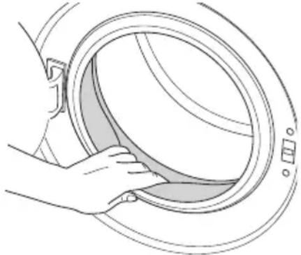 BLOMBERG WAF 5305 - Waschmaschinentür und Trommel - 1