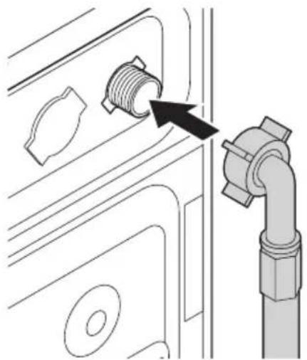 BLOMBERG WAF 1321 - Connecting the water supply - 1