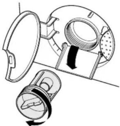 BLOMBERG WA 5440 - Restwasser ablassen - 2
