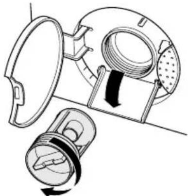 BLOMBERG WA 5300 - Restwasser ablassen - 2