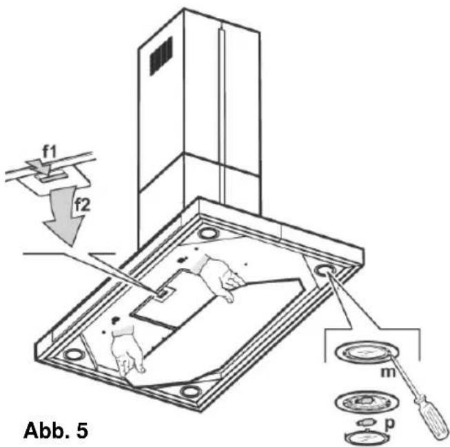 BAUKNECHT DBRI 6910 IN PT - Einbau (Ausbau) des Kohlefilters - Abb. 6: - 1