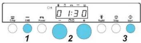 Crip Crill Power 0 1:30 - + Workd Stop Start 1 2 3