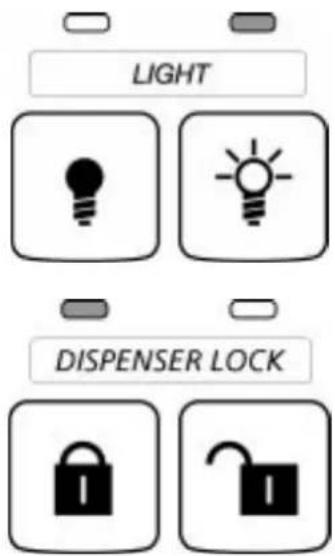 LIGHT DISPENSER LOCK