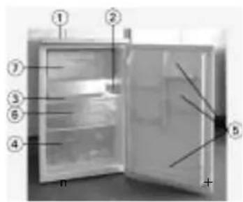 WHIRLPOOL ARG 342 - DESCRIPTION OF THE REFRIGERATOR - 1