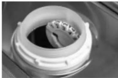 WHIRLPOOL ADG 150 2 IN - Härtebereichschalter einstellen: - 1
