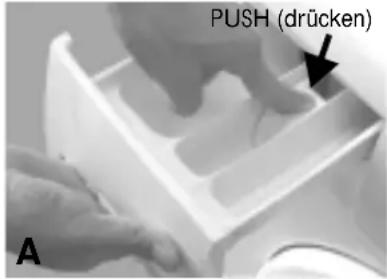 PUSH (drücken) A