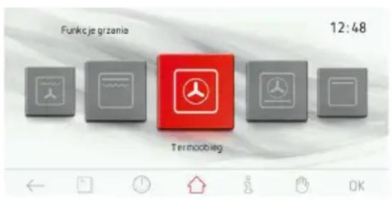 AMICA EBS 1020 TIP - Hauptmenü \ Heizfunktionen - 1