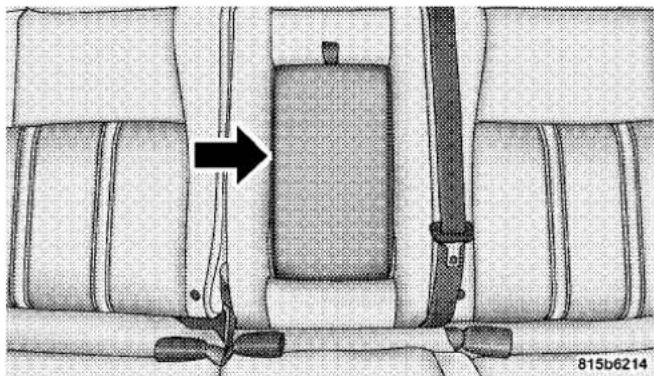 JEEP Grand Cherokee SRT (2008) - Storage — Rear Seat Armrest (If Equipped) - 1