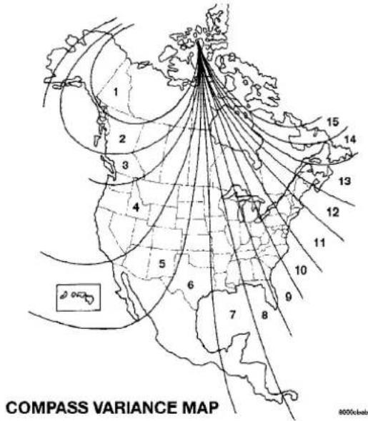 COMPASS VARIANCE MAP 1 2 3 4 5 6 7 8 9 10 11 12 13 14 15 #000cfeeb