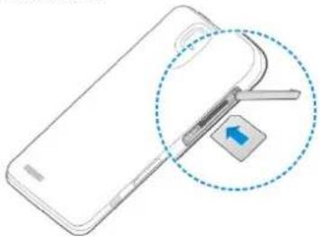 ZTE GRAND MEMO LTE - Einsetzen der SIM-Karte - 1