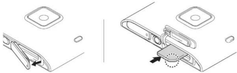 PANASONIC Eluga DL1 - Inserting the SIM card - 1