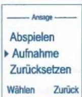 OLYMPIA Easy Answer - Ansage aufnehmen - 1