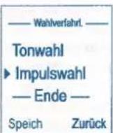 OLYMPIA Easy Answer - Wahlverfahren einstellen - 2
