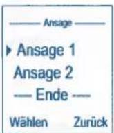 OLYMPIA Easy Answer - Ansage bearbeiten - 2