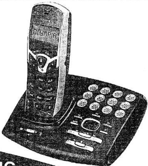 OLYMPIA 6521 - Digitales schnurloses Komforttelefon mit Anrufbeantworter - 1