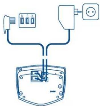 OLYMPIA 6322 duo - Basisstation und Netzteil anschließen - 2