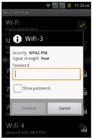 VIEWSONIC V350 - Mit einem Wi-Fi-Netzwerk verbinden - 2