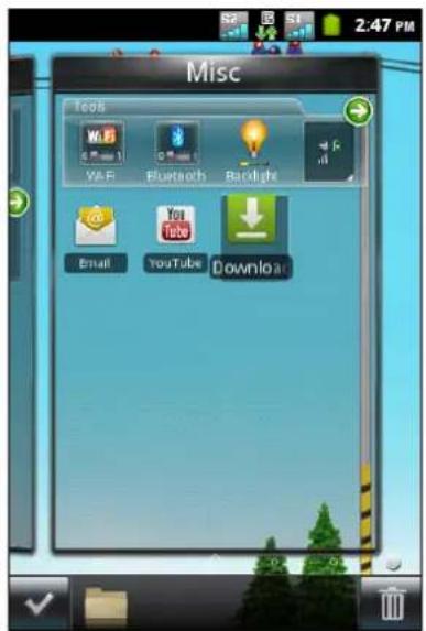 VIEWSONIC V350 - Ein Verknüpfungssymbol verschieben - 1