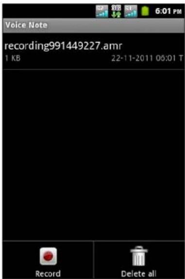 VIEWSONIC V350 - So geben Sie eine Sprachnotiz wieder - 1