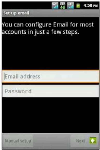 VIEWSONIC V350 - E-Mail-Konto einrichten - 1
