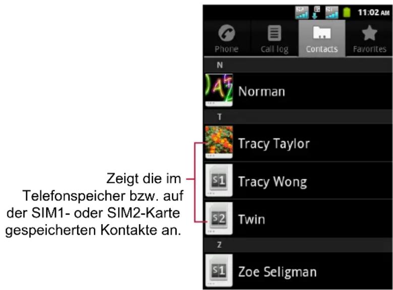 VIEWSONIC V350 - Kontakte öffnen - 3