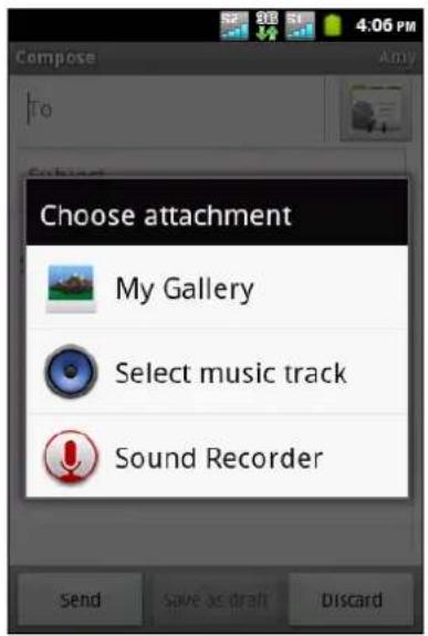 VIEWSONIC V350 - Anhänge zu E-Mails hinzufügen - 1