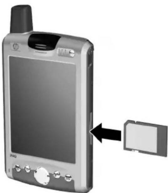 HP iPAQ h6300 - Installing a Secure Digital (SD) Expansion Card - 1