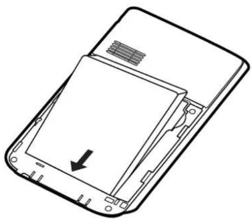 HP iPAQ 200 - Step 2: Install the battery and replace the battery cover - 1