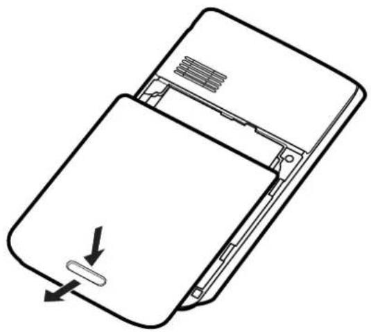 HP iPAQ 200 - Step 1: Remove the battery cover - 1