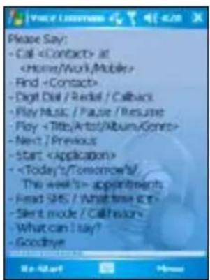 Please Say: - Call at - Find - Digit Dial / Redial / Callback - Play Music / Pause / Resume - Play - Next / Previous - Start <Application> - <Today's/Tomorrow's/ The week's > appointments - Read SMS / What time is it > - Silent mode / Call history - What can I say ? - Goodbye </details> <h1 id="notes">NOTES:</h1> <p>To use voice commander while using a headset, press the answer button on the headset then follow given instructions.</p> <h1 id="receiving-a-call">Receiving a call</h1> <p>When you receive a call, a message will appear, giving you the option to answer or ignore the incoming call.</p> <p>To answer or reject an incoming call:</p> <p>• To answer a call tap Answer, or press <br /> • To reject an incoming call, tapIgnore, or press</p> <p><img alt="" src="images/d41eadece8474b1cf0349d770368ecbe0a7a946f23047d0b244f701d8418502b.jpg" /></p> <p><img alt="" src="images/d47583f643f660cfa86f01b4df9762025cf343e0b5b70843244653f8a2a18633.jpg" /></p> <p>TIP:</p> <p>Long press to switch receiver to speakerphone mode..</p> <p>The following pop-up screen appears during an incoming call:</p> <p>• Tap Answer to receive call or</p> <p>- Tap Ignore to dismiss call.</p> <p>- Tap Answer to receive call or - Tap Ignore to dismiss call.</p> <p><img alt="" src="images/a7fdb7c68930430d243f5f14865e1442b2f9aa589e2f97bcb0a8e88c194f3204.jpg" /></p> <details> <summary>text_image</summary> Home - Incoming China Mobile Incoming Call (612) 838-88 Answer OK Signee </details> <p>To terminate a call:</p> <p>- Tap End or press on the device to terminate an incoming or outgoing call in progress.</p> <h1 id="chapter-4">Chapter</h1> <p><img alt="" src="images/b71f522533632ead39f1dcd2de8aeabbe6a77be7c74eb26cd551816fdf37d19e.jpg" /></p> <details> <summary>text_image</summary> 4 </details> <h1 id="wireless-features">Wireless features</h1> <ul> <li>Using Bluetooth® <br /> • Using WLAN (IEEE 802.11b) <br /> • Using Infrared (IR) </li> <li>Setting a GPRS connection</li> </ul> <h1 id="using-bluetooth">Using Bluetooth®</h1> <h1 id="overview">Overview</h1> <p>Bluetooth® is a short-range wireless communications technology that allows devices with Bluetooth capabilities to exchange data within a radius of about 10 meters (30 feet) without requiring a physical connection.</p> <p>With Bluetooth enabled in your device, you can:</p> <ul> <li>Connect and communicate (i.e. beam files, tasks, contacts) with other devices with Bluetooth features. </li> <li>Use Bluetooth service. After you connect to another device or computer using Bluetooth, you can use the services available on that device.</li> </ul> <h1 id="activating-bluetooth-in-your-device">Activating Bluetooth in your device</h1> <p>To activate (turn ON) Bluetooth in your device:</p> <ol> <li>Tap Start > Settings > Connections tab then tap the Bluetooth icon. </li> <li>From the Bluetooth screen, tap General tab. </li> <li>Tap Turn on button. The Bluetooth status is displayed above the Turn on/Turn off buttons.</li> </ol> <p>You can also turn Bluetooth On or Off from the Today screen.</p> <p>To do this:</p> <ol> <li>Find the Bluetooth icon at the botton right corner of the Today screen. </li> <li>Tap to display shortcut menu then tap Turn Bluetooth ON. <br /> The Bluetooth icon changes to <br /> if Bluetooth is turned Off.</li> </ol> <p><img alt="" src="images/95da78611772e57738e41c02fb448fd8dfd7d731620baae052002b06e7770328.jpg" /></p> <h1 id="configuring-bluetooth">Configuring Bluetooth</h1> <p>To configure Bluetooth in your device:</p> <ol> <li>Start > Settings > Connections tab then tap the Bluetooth icon. </li> <li> <p>From the Bluetooth screen, you can access the following tabs:</p> </li> <li> <p>General - allows you to set the user profile, turn Bluetooth on or off, displays the Bluetooth status, and provides a link to the Bluetooth Manager. </p> </li> <li>Accessibility - allows you to set the device name, see the Bluetooth Device Address, select remote device you want to connect, and set whether to allow remote devices to detect your device. </li> <li>Services - enable or disable available Bluetooth services, require authorization, set authentication passkey, and set to require encryption. You can also access advanced settings from this tab.</li> </ol> <p>The available service settings are enabled when you select a Bluetooth service. Select a service from the list to establish its settings.</p> <table><tr><td colspan="2">Bluetooth Service Description</td></tr><tr><td colspan="2">File Transfer Set the highest level directory on your device that remote devices can access.</td></tr><tr><td colspan="2">Information Exchange Sets the default business card.</td></tr><tr><td colspan="2">Serial Port Displays the port addresses. This cannot be changed.</td></tr><tr><td colspan="2">Personal Network Server Allows you to customise the service settings for your personal network server.</td></tr><tr><td colspan="2">Hands Free Enable telephone and/or audio profile.</td></tr><tr><td colspan="2">Dial-up Networking Server Allows you to enable or authenticate, or both, the connections to the dial-up network server.</td></tr></table> <h1 id="notes-2">NOTES:</h1> <p>The Bluetooth device setup instructions provided in this section may differ with other Bluetooth devices. If the instructions in this guide differs from the documentation that came with your Bluetooth-enabled device, follow the latter.</p> <h1 id="using-a-bluetooth-enabled-headset">Using a Bluetooth-enabled headset</h1> <h1 id="mono-headset-setup">Mono headset setup</h1> <ol> <li>Make sure that Bluetooth is enabled on your device. </li> <li>Tap on the Today screen then on the shortcut menu tap Bluetooth Manager.</li> </ol> <p><img alt="" src="images/2588a0ca2cf98442794090989ffd33de60c797c4315e65acd6311b2f844378cf.jpg" /></p> <details> <summary>text_image</summary> Start Sunday January 01, 2006 Chunghwa Wi-Fi Off Tap here to set owner information No Unread Messages No radio Profile: Normal No upcoming appointments Tap here to sign in to bracket keys Turn Bluetooth OFF Bluetooth Manager Bluetooth Settings Edit History Contacts </details> <ol> <li> <p>From the Bluetooth Manager, tapNew.</p> </li> <li> <p>From the Bluetooth Connection Wizard, tap Hands-free/Headset setup then tap Next.</p> </li> </ol> <p><img alt="" src="images/ea5411e0402c1e7a54698059d216a7164b5ed29caa63e4de46e1e3a6722eb02c.jpg" /></p> <details> <summary>text_image</summary> Bluetooth Connection Wizard Hands drive Headstart setup Send a Bluetooth Phone Tree or Headset to be used with your Aircraft... High Quality Audio setup Setup Bluetooth Headphones or Stereo Speakers to be used with your PocketPC... ActiveSync via Bluetooth Setup an ActiveSync partnership with a Bluetooth enabled computer... Browse files on a remote device Connect to a remote Bluetooth device. Cancel Next </details> <ol> <li> <p>Make sure that your headset device is in pairing mode and ready to receive incoming connection requests then tap Next.</p> </li> <li> <p>Tap the name of your Bluetooth-enabled headset device then tap Next.</p> </li> <li> <p>In Passkey, input the alphanumeric passkey of your headset device then tap. You can find this in the documentation that came with your headset device.</p> </li> <li> <p>TapFinish. You are now ready to use your headset device.</p> </li> </ol> <p><img alt="" src="images/740744ecd77d6e43da21f4b0b2defdacfa45a5e198c46f2559f1745bc6e4a9ce.jpg" /></p> <details> <summary>text_image</summary> Bluetooth Connection Wizard Hand-free/Headset setup Jabra 01:50 Show only Hands-free devices Cancel Back Next Onlyok View </details> <p><img alt="" src="images/9108b997f7ab834cac8a731de6642d9f44841808c35e956e60c31a849f8275bb.jpg" /></p> <details> <summary>text_image</summary> Bluetooth Connection Wizard Hands-free/Headset setup Hands-free / Headset setup Setup completed! You are now ready to connect the selected Hands-free device! After tapping "Finish" a connection will be established. For your convenience a connection shortcut has been created. To establish a connection in the future, tap the newly created connection shortcut in the Bluetooth Connection Manager. Finish </details> <h1 id="notes-3">NOTES:</h1> <p>If the connection between the device and a Bluetooth headset fails, press the device icon then choose "Re-connection", you do not have to pair the devices again</p> <h1 id="stereo-headset-setup">Stereo headset setup</h1> <p>P525 supports A2DP (Advanced Audio Distribution Profile), which is used by Bluetooth-enabled stereo headsets. Make sure that your stereo headset also supports A2DP.</p> <ol> <li> <p>Tap on the Today screen then on the shortcut menu tap Bluetooth Manager.</p> </li> <li> <p>From the Bluetooth manager screen, tap New then select High Quality Audio Setup.</p> </li> <li> <p>Make sure that your stereo headset device is in pairing mode and ready to receive incoming connection requests then tap Next.</p> </li> <li> <p>Tap the name of your stereo headset device then tap Next.</p> </li> </ol> <p>- If you want to create a shortcut, tap the check box Create a shortcut for this connection then input a connection name.</p> <p>- If you want to use a secure connections, tap the check box to Use a secure, encrypted connection.</p> <p><img alt="" src="images/df2ff6378f4cbdab7949252f15b7c5b8e3b5213dbb89ad0091286d1b7060b1d2.jpg" /></p> <details> <summary>text_image</summary> Bluetooth Connection Wizard Handle-free/Headset setup Setup a Bluetooth Hands-free or Headset to be used with your PocketFC... High Quality Arabic setup Setup a Bluetooth Handset system, or Windows Open to be used with your PocketFC... ActiveSync: via Bluetooth Setup an ActiveSync partnership with a Bluetooth enabled computer... Browse files on a remote device Connect to a remote Bluetooth device. Cancel Next </details> <p><img alt="" src="images/2e3c199a96a3373d9289a0c8fdb50a89331dd5f8fcddf97c0905abaaba068146.jpg" /></p> <details> <summary>text_image</summary> Bluetooth Connection Wizard High Quality Audio setup BES112 Show only Audio Devices Cancel Back Next Refresh View </details> <h1 id="5-tap-finish-to-initiate-connection">5. Tap Finish to initiate connection.</h1> <h1 id="notes-4">NOTES:</h1> <p>• To answer a phone call using your stereo headset, make sure that you have mono and stereo connection at the same time. <br /> - To use voice commander while using a headset, press the answer button on the headset then follow given instructions.</p> <p><img alt="" src="images/791b48c135dbcedae55cc4f50437ea059763f95d9b0c608a80dba9ed984cca2c.jpg" /></p> <details> <summary>text_image</summary> Bluetooth Connection Wizard High Quality Audio setup BE5112 Shortcut creation ✓ Create a shortcut for this connection Connection name: High Quality Audio on BE5112 ✓ Use a secure, encrypted connection Ready to connect You are now ready to connect to the selected device and start streaming high quality audio! Tap Finish! to initiate the connection. Cancel Back Finish </details> <p><img alt="" src="images/e7f1683a805d2662e53c104f1427a346d70e314bc6d0c17908978f76bd231b15.jpg" /></p> <p><img alt="" src="images/de2d1c0aa28f218ca1a4a1be3d855438b86cc0e81b38116366c521990be47d01.jpg" /></p> <details> <summary>text_image</summary> Bluetooth My Shortouts Hands-free connection... High Quality Audio on... My Shortouts Active Connections </details> <h1 id="using-a-bluetooth-enabled-gps">Using a Bluetooth-enabled GPS</h1> <p>To configure a Bluetooth-enabled GPS device:</p> <ol> <li>Make sure that Bluetooth is enable on your device. </li> <li>Tap on the Today screen then on the shortcut menu tap Bluetooth Manager. </li> <li>From the Bluetooth Manager, tapNew. </li> <li>Make sure that your GPS device is in pairing mode and ready to receive incoming connection requests. </li> <li>From the Connection Wizard, tap Explore a Bluetooth device then tap Next.</li> </ol> <p><img alt="" src="images/7d3661390fa5eca7ed046d8bf043e7f69bc9c6928484da36525a6544c2759c0a.jpg" /></p> <details> <summary>text_image</summary> Bluetooth Connection Wizard Exchange business cards Send, retrieve or exchange business cards with one or more Bluetooth enabled devices. Explore a Bluetooth device Describe the installed hardware devices offers and create a connection dustools for them. Connect to a keyboard Use a Bluetooth keyboard with the Pocket PC. Cancel Next </details> <ol> <li>Tap the name of your Bluetooth-enabled GPS device then tap Next. </li> <li> <p>SelectSPP Slave in the Service Selection list then tap Next.</p> </li> <li> <p>Tap Finish. </p> </li> <li> <p>Tap and hold the shortcut icon to display shortcut menu then tap Connect.</p> </li> <li> <p>In Passkey, input the alphanumeric passkey of your headset device then tap OK. You can find this in the documentation that came with your headset device.</p> </li> </ol> <p><img alt="" src="images/00d8cb920fc72e9bd8b7d8e75aee07a3b7cafd03bf5b6ccc6c09c4f961730290.jpg" /></p> <details> <summary>text_image</summary> Bluetooth Connection Wizard Explore a Bluetooth device CALIXN-HJ GSpace GS-R238 Jabra BT150 PS25 PS25 Cancel Back Forward View </details> <p><img alt="" src="images/43bffa3f17d59edaa1e7f27a2ce72db7fc51cd82bbe1051ce352f071a093b1bf.jpg" /></p> <details> <summary>text_image</summary> Bluetooth Connection Wizard Explore a Bluetooth device G5pace G5-R238 Shortcuts created Connection shortcut(s). For the service(s) you selected were successfully created. To connect: From the Bluetooth Manager "My Connections" screen, double-top the connection. Or tap-and-hold the connection icon and select "Connect" from the menu. Finish </details> <p><img alt="" src="images/b233c892f3a2db35d4e8f4cbd42d3e9f545dc14c1461fb4530de910a4916fd68.jpg" /></p> <details> <summary>text_image</summary> Bluetooth Manager My Shortcuts GSpace GS- R23b: SP... My Shortcuts Active Connections New More </details> <h1 id="using-wlan-ieee-80211b">Using WLAN (IEEE 802.11b)</h1> <h1 id="introduction">Introduction</h1> <p>WLAN (IEEE 802.11b), refers to certain types of wireless local area network (WLAN) that use specifications in the 802.11 family. Created by the Wi-Fi Alliance, a nonprofit international association to certify interoperability of wireless local area network products. Any device tested and approved by the Wi-Fi Alliance are certified as interoperable with each other even if they are from different manufacturers.</p> <h1 id="activating-wlan-in-your-device">Activating WLAN in your device</h1> <p>To activate WLAN in your device:</p> <ol> <li>Tap Start > Settings > Connections tab then tap the Wi-Fi Manager icon. </li> <li>From the Wi-Fi Manager screen, tap Menu then Turn Wi-Fi On.</li> </ol> <p>You can also turn Wi-Fi ON or OFF from the Today screen:</p> <ol> <li>Tap the Wi-Fi icon for on the status bar. </li> <li>From the pop-up callout, tap Turn on Wi-Fi.</li> </ol> <h1 id="note-5">NOTE:</h1> <ul> <li>When WLAN is used simultaneously with the GPRS, the latter will get signal priority. We recommend not to use WLAN and GPRS at the same time. <br /> • We recommend not to use WLAN and the Bluetooth function at the same time. Disturbance in data transmission is possible since both use the same wireless channel. </li> <li>The WLAN and USB connections can not be used at the same time. </li> <li>When the battery power is less than 20% the device prompts a warning message whether to continue using WiFi or not. Tap "Yes" to continue using or "No" to disconnect. In any case, we recommend that you plug the power adapter immediately to avoid losing data.</li> </ul> <h1 id="configuring-wlan">Configuring WLAN</h1> <p>To configure WLAN in your device:</p> <ol> <li>Start > Settings > Connections tab then tap the Wi-Fi Manager icon. </li> <li> <p>From the Wi-Fi Manager screen, you can access the following tabs:</p> </li> <li> <p>Wi-Fi Status </p> </li> <li>Setting <br /> • IP Info </li> <li>Site Survey</li> </ol> <p>NOTE:</p> <p>Tap ? for Wi-Fi Help.</p> <h1 id="wi-fi-status">Wi-Fi Status</h1> <p>Displays the Wi-Fi status, ESSID, BSSID, BSS mode, channel, data rate, IP Address, and signal strength.</p> <p><img alt="" src="images/a0b03586afa678ad529b8e1b2e29c136a780ed4972619a4f157875f70d34fc6e.jpg" /></p> <details> <summary>text_image</summary> Wi-Fi Manager Status: Connected ESSID: SWHWSF1 BSSID: 02-29-53-A4-80-AC ESS Mode: Adhoc Channel: 10ch Data Rate: Auto IP ADORA(S): 192-168.1-201 Signal Strength: -24 WiFi Status Setting IP Info Site Survey Home </details> <h1 id="setting">Setting</h1> <p>Allows you to set the Adhoc channel, preamble, data rate, enable or disable power save feature, set power strength, and enable or disable auto power off feature.</p> <p><img alt="" src="images/2abcb85d522bd0019ccae60faa7aa6e958b0a1f466c35d7ca03945545b161d6a.jpg" /></p> <details> <summary>text_image</summary> Wi-Fi Manager Adhoc Channel: 10 Preamble: Auto Data Rate: Auto Power Save: Disable Power Stengths: 50% Auto-Power off: Disable Set WiFi Status Setting JP Info Site Survey Home </details> <h1 id="note-6">NOTE:</h1> <p>The Power Save feature reduces data transmission rate but improves the battery life.</p> <h1 id="ip-info">IP Info</h1> <p>Displays the network information and allows you to renew or ping a network connection.</p> <p><img alt="" src="images/f0f5d263678d82d8763aae7a55f2640081004c40709127a5f8dc130b124adb9a.jpg" /></p> <details> <summary>text_image</summary> Networks WiFi Manager Content Value Domain Name: DNS Server: 192.158.22.1 IP Address: 190.160.1.204 Subset Mask: 255.255.255.0 Default Gateway: DHCP Enabled No DHCP Server: WINS Server: Review Ping WiFi Status Setting.IP Info Site Server Hmap </details> <h1 id="site-survey">Site Survey</h1> <p>Shows the available wireless networks in the area.</p> <p><img alt="" src="images/061ac99b7a84de2b8676cd28078e32183f91ae11af1767002398a4cf6b829f38.jpg" /></p> <details> <summary>text_image</summary> Wi-Fi Manager RISI-SD OH RISI- BSS R/ default1 1 00-15-F2- R/PAL 500JP 10 00-15-F2- Re Scan WiFi Status Setting IP Info Site Survey Honey </details> <h1 id="using-infrared-ir">Using Infrared (IR)</h1> <p>You can use your device to connect to another device with infrared capabilities.</p> <p>To connect to another device via infrared:</p> <ol> <li> <p>Setup the device you want to connect to receive infrared beams. Refer to the technical documentation that came with the device.</p> </li> <li> <p>Configure your device to receive infrared beams. Tap Start > Settings > Connections tab then tap Beam icon.</p> </li> <li> <p>Tap to check Receive all incoming beams.</p> </li> <li> <p>Tap ok</p> </li> <li> <p>Line up the infrared ports of both devices. Make sure that they are unobstructed and within range.</p> </li> <li> <p>Send data from the source device. Upon connection, your device prompts that data is being received. Tap Cancel if you want to stop transfer.</p> </li> <li> <p>When finished, tap Yes to accept and save data or tap No to discard data.</p> </li> </ol> <h1 id="setting-a-gprs-connection">Setting a GPRS connection</h1> <p>Your P525 allows you to connect via General Packet Radio Service (GPRS). GPRS is a wireless communication standard that runs at speeds of up to 115 kbps, compared to 9.6 kbps of the current Global System for Mobile Communications (GSM). It supports a wide range of bandwidths that allows sending and receiving small bursts of data, such as email and web browsing. To set a GPRS connection in your device:</p> <ol> <li>From the Today screen, tap on the status bar. </li> <li> <p>From the pop-up callout, tap Settings.</p> </li> <li> <p>From the Settings screen, select the Connections tab then tap Connections icon.</p> </li> </ol> <p><img alt="" src="images/174ee35755c88854b0bc1d46314433a9b75d5af5619bcd6b6e46383f0fe918bf.jpg" /></p> <details> <summary>text_image</summary> Start TransStar ConnectToPlay Data on Web to connect to either the internet or work, set up a new connection in Settings. Settings Note: No. 10x1 Profile: Normal To upcoming appointments To here to sign it, to market M25 ASOS Call History Contacts </details> <p>Pop-up callout</p> <p><img alt="" src="images/635039a201853bb6a0764e00b23b95fd24184b7147edcaae7db0147f039a202c.jpg" /></p> <details> <summary>text_image</summary> Network Settings Brain Bluetooth Connectors Network Cards USB Setting Wi-Fi Managers Personal System Connectors </details> <ol> <li>From the Connections screen, tap Add a new model connection.</li> </ol> <p><img alt="" src="images/203fea24215c403b7ad43360538d50d6862bf1e3a4906179b6237c9a5abeda01.jpg" /></p> <details> <summary>text_image</summary> Settings Continuous Connection My ISP Add a new mode connections Network assistance connections My Work Network Add a new mode connections Add a new WiFi server connection Set up our brand server Link: Advanced </details> <ol> <li>Input a unique name for the connection then select Cellular Line (GPRS) from the modem list.</li> </ol> <p><img alt="" src="images/b42b13f6dc995444cb2487a9c07675b11c2b48ce822f0a0bca8f6310f1a6c2d6.jpg" /></p> <details> <summary>text_image</summary> My GPS Enter a name for the connection: My GPS Line Select a node: Cellular Line (GPS) Cellular Line Cellular Line Genomic 3DA Native Bt Cancel Next </details> <ol> <li>Input the Access point name.</li> </ol> <p><img alt="" src="images/65a1c3c153e9205b11793287fcaad37fc645d0bde86f445dec4a5afe2888439a.jpg" /></p> <details> <summary>text_image</summary> My GPS Link Access point name: My ACCESSPOINT L1: 1 2 3 4 5 6 7 8 9 0 - m + Tab: q w e r t y u i o p [ ] LAP: a s d f g h i k l : * Reft: z x c v b n m , _ / * ? C11 A4 : \ Back Next </details> <ol> <li>Input your user name, password, and domain then tap Finish. Contact your network administrator for assistance.</li> </ol> <p><img alt="" src="images/897c84f4009a15b4a2ff49c46547701425d6136906e7f0def750bdf28f0084d5.jpg" /></p> <details> <summary>text_image</summary> My GPS Link User name: p525 Password: ********** Domain: * * If provided by UDP or network administrator. Advanced... L13 1 2 3 4 5 6 7 8 9 0 - v - Tab q w + r t y u i o p [ ] LAP a s d f g h i k l : . Shift x e v h n es , _ / * / Ctrl A0 * \ Back > Finish </details> <h1 id="note-7">NOTE:</h1> <p>The GPRS and USB connections can not be used at the same time.</p> <h1 id="connecting-gprs">Connecting GPRS</h1> <p>To connect GPRS:</p> <ol> <li>Tap Start > Settings > Connections tab then tap Connections icon. </li> <li> <p>From the Connections screen, tap Manage existing connections.</p> </li> <li> <p>Tap and hold on an existing connection then from the pop-up menu tap Connect.</p> </li> </ol> <p>Tap Delete if you want to delete selected connection setting.</p> <ol> <li>When connected, tap ok to exit.</li> </ol> <p><img alt="" src="images/8a3a61e552d84c26ae24e5624e50c0669f0678b1188dcfbfbf32206d3993ed65.jpg" /></p> <details> <summary>text_image</summary> Settings Connections SMART Internet Settings Add a new modem connection Set up my proxy server Manage existing connections My Work Network Add a new modem connection Add a new VPN server connection Edit my proxy server Manage existing connections </details> <p><img alt="" src="images/a87e1e8a04019f95a77a582688f1d9c8194461539a38b57597ad7bf4ef0a73de.jpg" /></p> <details> <summary>text_image</summary> Settings SMART Internet Settings Tap and hold on an existing connect more options. Name Value Number SMART GP Delete Connect </details> <p>If you have set a default GPRS connection, it automatically connects when you launch an application that connects to the Internet.</p> <ol> <li>Launch any application that connects to the Internet (e.g. Internet Explorer).</li> </ol> <p>The device will automatically connect your default GPRS connection. A pop-up callout appears to display the connection status.</p> <ol> <li>When connected, you can start browsing the Internet. If you're using Internet Explorer, the default site will be displayed.</li> </ol> <p><img alt="" src="images/aa53df21a0920160c45127be78ea6c5a81c0527b639e41abd1b6586808d36d48.jpg" /></p> <details> <summary>text_image</summary> Internet Explorer Photo-Window, new user Connecting... Connecting to: My Connection & Connecting to GPRS. Connects Cancel Help Products information Windows Mobile Connecting... Stop Home </details> <p>Pop-up callout</p> <h1 id="disconnecting-gprs">Disconnecting GPRS</h1> <p>To disconnect GPRS:</p> <ol> <li>Tap from the status bar. </li> <li>From the pop-up callout, tap Disconnect. </li> <li>Tap to exit.</li> </ol> <h1 id="note-8">NOTE:</h1> <ul> <li>If your ActiveSync is set to sync with Exchange Server automatically, synchronization will occur after you connect again. </li> <li>GPRS will automatically reconnect every time you launch an application that requires GPRS connection (e.g. Internet Explorer, Pocket MSN).</li> </ul> <p><img alt="" src="images/74b5b7413c53ba9d6ba46b8b3616745ce8d46ec9180be57df3ae5973d69575cb.jpg" /></p> <details> <summary>text_image</summary> Internet Explorer My Connection 1 (GPRS) Connected Settings Discreennt Hide Visit AV/20% at Computers Taipei 2008. 21 KB </details> <h1 id="using-the-gprs-tool">Using the GPRS Tool</h1> <p>The GPRS Tool allows you to conveniently select and connect to your GPRS service provider. To connect via GPRS Tool:</p> <ol> <li>TapStart > Settings > Connections tab then tap the Network Setting icon. You can also tap G on the status bar then tap Settings from the pop-up callout.</li> </ol> <p><img alt="" src="images/2ad353d965713b1b0e966c62769b8f534c160b9ab3180dbfda0ebfc90fdda0df.jpg" /></p> <details> <summary>text_image</summary> Settings Brain Bluetooth Connections Network Cards Windows Setting USB Setting Wi-Fi Manager Personal System Connectors </details> <ol> <li>From the Network Setting screen, select your GPRS provider from the list.</li> </ol> <p><img alt="" src="images/796eab3b9804ecd13034ce420700b95c2b0cc37ca5afa37b9aea9d179dd0bfc1.jpg" /></p> <details> <summary>text_image</summary> Network setting Operators SMART Globo BUN </details> <h1 id="chapter-5">Chapter</h1> <p><img alt="" src="images/3f718230d6a4a79a83f5a3c397d7eb088a36aa4522bcdda5b27fb104df475df2.jpg" /></p> <details> <summary>text_image</summary> 5 </details> <h1 id="my-secrets">My Secrets</h1> <p>• Using My Secrets</p> <h1 id="using-my-secrets">Using My Secrets</h1> <p>My Secrets is a secret archive to keep your classified documents, pictures and video. The items placed in the My Secrets folder are encrypted for protection. A user-defined password is required to unlock the folder or change the settings.</p> <h1 id="enabling-my-secrets">Enabling My Secrets</h1> <p>To enable My Secrets using Express Mode (recommended):</p> <ol> <li>Tap Start > Programs then tap My Secrets icon. </li> <li>Tap Express Mode (Recommended) then tap Next.</li> </ol> <p><img alt="" src="images/ffbd2e512e7749452c071e486ef6dd04f753b4e02e89129a507fee4835af866a.jpg" /></p> <details> <summary>text_image</summary> My Secrets Setup "Secret Archive" ● Express Mode (Recommend) ○ Advance Setting Cancel Next </details> <ol> <li>Key in a 4-digit password. </li> <li>When prompted, key in the same password again to confirm.</li> </ol> <h1 id="5-tap-finish">5. Tap Finish.</h1> <p>When finished, the My Documents\My Secrets becomes an encrypted folder. You can now start using this folder.</p> <h1 id="important">IMPORTANT:</h1> <ul> <li>When locked, the My Secrets folder is hidden. Use password to unlock folder and access files. </li> <li>You can tap the My Secrets icon on the Today screen to lock, unlock, and configure My Secrets. See next page for details.</li> </ul> <p><img alt="" src="images/6f0d469e49cec75dafadc24d88ae86fa2d5bf8daedc3bdda7f272039405262ab.jpg" /></p> <details> <summary>text_image</summary> My Secrets 3:31 Input Password 1 2 3 4 5 6 7 8 9 CLR 0 Back </details> <p><img alt="" src="images/da603b096d7ad516863d3ea230e17bf90e58cd0582c3393baa275a7db30ae48c.jpg" /></p> <details> <summary>text_image</summary> My Secrets My Secrets setup finish. "My Documents\My Secrets" will become the encrypted folder. You can tap the My Secrets icon on Today's taskbar to lock, unlock and config My Secrets Contacts File Explorer My Documents Business My Music My Pictures My Secrets Finish </details> <h1 id="unlocking-my-secrets">Unlocking My Secrets</h1> <p>To unlock My Secrets:</p> <ol> <li>Tap the My Secrets icon on the Today screen. </li> <li>From the shortcut menu, tap Unlock.</li> </ol> <p><img alt="" src="images/748008c7bcd068a5d9332724dac6d98a9905ccb68f79d93d3e437ee53cafc5dd.jpg" /></p> <details> <summary>text_image</summary> Start Tuesday May 30, 2006 No SIM Wi-Fi: Off Tap here to set owner information No unread messages. No tasks Profile: Normal No upcoming appointments Tap here to sign in to Pocket MSM Unlock My Secrets Setting Help About Call History </details> <ol> <li>Key in correct password. You can now use My Secrets folder.</li> </ol> <p><img alt="" src="images/e6b7544a926948db846ccbb89125157ba356064919876dd1d83cb27af7ea82bf.jpg" /></p> <details> <summary>text_image</summary> My Secrets Input Password 1 2 3 4 5 6 7 8 9 CLR 0 Cancel Menu </details> <h1 id="locking-my-secrets">Locking My Secrets</h1> <p>To lock My Secrets:</p> <ol> <li>Tap the My Secrets icon on the Today screen. </li> <li>From the shortcut menu, tap Lock.</li> </ol> <p>The My Secrets icon changes to indicating that the My Secrets folder is locked.</p> <p><img alt="" src="images/ad92a86919ff715cf600239fdcf1760da3f1605175c95c80da2cdaa5d61b2398.jpg" /></p> <details> <summary>text_image</summary> Start Tuesday May 30, 2006 No SIM WiFi: Off 8 Off Tap here to set owner information No unread messages No tasks Profile: Normal No upcoming appointments Tap here to sign in to Pocket MSG Lock My Secrets Setting Help About Call History </details> <h1 id="my-secrets-setting">My Secrets setting</h1> <p>To modify the My Secrets settings:</p> <ol> <li>Tap the My Secrets icon on the Today screen. </li> <li>From the shortcut menu, tap My Secrets Setting.</li> </ol> <p><img alt="" src="images/43aad4f4adecece876bd71f04f83909ab70be17ef793197dd00f67ca64b6c021.jpg" /></p> <details> <summary>text_image</summary> Start Tuesday May 30, 2006 No SIM Wi-Fi Off 8 Off Tap here to set owner information No unread messages No tasks Profile, Normal No upcoming appointments Tap here to sign in to Pocket MSG Lock My Secrets Setting Help About Call History </details> <ol> <li>Key in correct password.</li> </ol> <p>My Secrets Setting allows you to modify any of the following:</p> <ul> <li>Security setting </li> <li>Password </li> <li>Password Hint</li> </ul> <p><img alt="" src="images/f1f03e7b4d70bd68a1150ce744f874a2caf5cb65c88760f6daaa580521ad946c.jpg" /></p> <details> <summary>text_image</summary> My Secrets Input Password 1 2 3 4 5 6 7 8 9 CLR 0 Cancel Menu </details> <h1 id="security-setting">Security Setting</h1> <p>Security setting allows you to enable or disable autolock when the device enters sleep mode, lock the device now, or stop security.</p> <p><img alt="" src="images/4472624f84ec804ba26dad94f83837fd22317e62cf636ef3f8a7dab63d4cb902.jpg" /></p> <details> <summary>text_image</summary> My Secrets My Secrets Secret Archive is enabled. Check following label to change device security setting ✓ Autolock: when device enters sleep mode Lock Now Stop Security Security Setting Password Hint </details> <h1 id="password">Password</h1> <p>The Password tab allows you to change the password and password type.</p> <p><img alt="" src="images/8edce1a93f9b880f93c306f9919bfb97b17818e6b1c4787655430c8073ca643e.jpg" /></p> <details> <summary>text_image</summary> My Secrets My Secrets Password type: Simple 4 digit Password: ***** Confirm: ***** Change password Security Setting Password Hint </details> <h1 id="hint">Hint</h1> <p>Set a hint in case you forget your password.</p> <ul> <li>Tap check box to enable or disable use of hint to unlock the device. </li> <li> <p>Select one of the predefined questions then key in answer.</p> </li> <li> <p>Tap when finished.</p> </li> </ul> <p><img alt="" src="images/519b5fd7cebfbfe0ccf128033d623f8aa571d12d0c3c0b654afb136ff5f86b6b.jpg" /></p> <details> <summary>text_image</summary> My Secrets If you forget password, answer this question to reset password Enable hint to unlock device Select a question and input your answer 1. What's your favorite pet? And: Selbian white tiger Security Setting Password Hint </details> <h1 id="disabling-my-secrets">Disabling My Secrets</h1> <p>To disable My Secrets:</p> <ol> <li>From Today screen, tap Start > Programs > My Secrets or</li> </ol> <p>Tap the My Secrets 📋 icon on the Today screen and from the shortcut menu, tap My Secrets Setting.</p> <p><img alt="" src="images/82f4a192afb1a69c8679dfde26fb12b4db7e121fbc62b64a6422bb308c560e8a.jpg" /></p> <details> <summary>text_image</summary> Start Tuesday May 30, 2006 No SIM WiFi: Off 8 : Off Tap here to set owner information No unread messages No tasks Profile: Normal No upcoming appointments Tap here to sign in to Pocket MSh Lock My Secrets Setting Help About Call History </details> <ol> <li>Select Security Setting tab, then tap Stop Security.</li> </ol> <p><img alt="" src="images/a363732f8c2c52f7228286b1d00ce7d46d55faaa0b865b70497c27553dd81474.jpg" /></p> <details> <summary>text_image</summary> My Secrets Secret Archive is enabled. Check following label to change device security setting ✓ Autolock when device enters deep mode Lock Now Stop Security Security Setting Password Hint </details> <ol> <li>When prompted, tap Yes to confirm.</li> </ol> <p><img alt="" src="images/e309060dc545dc843580e57d35388593f25e0785ecf40caecef2a363c0057ef3.jpg" /></p> <details> <summary>text_image</summary> My Secrets Stop My Secrets Disable My Secrets will decrypt the encrypted data. Are you sure you want to disable it? Yes No Security Setting Password Hint </details> <ol> <li>Tap Next to stop all running programs.</li> </ol> <p><img alt="" src="images/b2131758f67871e3a9cb0a59421fd390be588078f11f2124c2bbef189c360943.jpg" /></p> <details> <summary>text_image</summary> Press Next to stop all running programs. This may take a while. </details> <ol> <li>Tap Next to start decrypting files in My Secrets folder.</li> </ol> <p><img alt="" src="images/688e0684a52440f65b476500e83a3494338e889bd5bd850e4d51fd01a90abb91.jpg" /></p> <details> <summary>text_image</summary> %My Documents\My Secrets Decrypt current selected folders now. It may spend a minute. </details> <ol> <li>Tap Done when finished.</li> </ol> <p><img alt="" src="images/664a418afb5dff5a3be440917ca8da05a8e789432d6f6d475fcaa234ff994908.jpg" /></p> <details> <summary>text_image</summary> My Secrets My Secrets decrypted finish. Press Done to finish. </details> <h1 id="chapter-6">Chapter</h1> <p><img alt="" src="images/9d521b2e13f143a2c9f1afb25eef1009b65967e89221f9d9107ffbaf92e4447f.jpg" /></p> <details> <summary>text_image</summary> 6 </details> <h1 id="multimedia-features">Multimedia features</h1> <p>• Using the camera <br /> • Viewing pictures and video</p> <h1 id="using-the-camera">Using the camera</h1> <p>The built-in two-megapixel camera allows you to take photos and record audio/video clips.</p> <h1 id="launching-the-camera">Launching the camera</h1> <p>To start using the camera:</p> <ul> <li>Tap Start > Programs > Pictures and Videos > Camera icon or </li> <li>Press the Camera button on the left side of your device.</li> </ul> <p><img alt="" src="images/791415138c309fa080ff4297aff4c56bd941c5e5190d0a0425fcb76fd8d8cd1b.jpg" /></p> <details> <summary>text_image</summary> Camera button </details> <p><img alt="" src="images/2bb5bc42adc648f3396718beb7cf00306339ab6d1ccaa6c01b06de8b69730e79.jpg" /></p> <details> <summary>text_image</summary> Camera/shutter button </details> <h1 id="note-9">NOTE:</h1> <ul> <li>By default, the preview screen is set to landscape. <br /> • After launching the camera, your device is set to camera mode by default. </li> <li>In camera mode, the camera button function as shutter button.</li> </ul> <p>To exit the Camera:</p> <p>- Tap the exit icon on the camera screen or press the button.</p> <h1 id="joystick-functions-in-camera-mode">Joystick functions in camera mode</h1> <p>The following describes the 5-way joystick functions in Camera mode:</p> <p><img alt="" src="images/184b60c317676ce07788393c547482d4fc8a941b7a1763e92a8a05c58c3859a7.jpg" /></p> <details> <summary>text_image</summary> Up BACKWARD Forward DOWN ENTER/ACTION Button </details> <table><tr><td>Up</td><td>In camera preview mode, press for video mode.In the camera or video option menu, press to select menu items.</td></tr><tr><td>Down</td><td>In video preview mode, press for camera mode.In the video or camera options menu, press to select menu items.</td></tr><tr><td>Backward</td><td>In camera mode and if the resolution is not 1600x1200, press to zoom in.</td></tr><tr><td>Forward</td><td>In camera mode and if the resolution is not 1600x1200, press to zoom out.</td></tr><tr><td>Enter/Action button</td><td>Press to take picture or start recording video. Press again to stop recording.Press to execute a selected menu item or to display more menu items.</td></tr></table> <h1 id="available-capture-modes">Available capture modes</h1> <p>Your device camera can be set to two capture modes:</p> <p>- Camera mode - Camera mode allows you to take photos, and save them to your device or MiniSD. You can also configure the camera to match an environment, set picture size select magnification, adjust the picture quality, apply effects, and modify other advanced settings.</p> <p>- Video mode - Video mode enables you to record audio/video clips. Like in camera mode, it also allows you to select the magnification, set the video size, enable macro mode, apply some effects, select target storage, and modify advanced video settings.</p> <h1 id="supported-formats">Supported formats</h1> <p>Using the camera mode or video mode, the images or video clip captured are stored in the following formats:</p> <p>- Still image (Camera mode) - JPEG (.jpg)</p> <p>• Video (Video mode) - 3GP (.3gp), MPEG-4 (.mp4)</p> <h1 id="camera-mode-screen">Camera mode screen</h1> <p>The following describes the screen icons in Camera mode:</p> <p><img alt="" src="images/f750301c30213ffc78699db5af78892c621ef035613f43bf3693f48a094ef8ec.jpg" /></p> <details> <summary>text_image</summary> Capture mode icon Picture quality icon Flash light status Macro mode status Default storage icon Scene mode icon Timer icon Burst mode status Effects icon Picture resolution Tap to close camera Tap to launch Pictures and Videos Number of available shots 283 Tap to zoom in Capture modes: Camera mode Video mode Tap to zoom out Tap to launch camera menu Menu </details> <h1 id="camera-mode-icons">Camera mode icons</h1> <ul> <li>Capture mode icon [ ] indicates the current capture mode. <br /> • Picture quality icon [ ]- indicates the picture quality used. </li> <li>Flash light status icon [17] indicates the camera flash status. </li> <li>Macro mode icon [S] - this icon appears when the camera is in macro mode. </li> <li>Default storage icon [ ] indicates default storage for captured images and videos clips. </li> <li>Scene mode icon [AUTO] indicates the scene mode used. </li> <li>Timer icon [ / ]- when the camera timer is enabled (5 seconds or 10 seconds), the corresponding timer icon appears. When you press the shutter button or the joystick to take a picture, the count down begins and picture is taken after the time set. </li> <li>Burst mode icon [√] - indicates the number of frames in burst mode. </li> <li>Effects icon [ / / ] - indicates the effects used. <br /> • Picture resolution [/ / 10 / ] shows the resolution used.</li> </ul> <p>When set to 1600x1200 resolution, the zoom in/zoom out function is disabled.</p> <ul> <li>Exit icon [ ] tap to exit camera. </li> <li>Zoom In [ ] tap to zoom in view of subject on screen. </li> <li>Zoom Out [ ] tap to zoom out view of subject on screen. </li> <li>Thumbnails [ ]Thumbnails: h Pictures and Video application and preview your images in thumbnails. </li> <li>Menu [Menu] to launch camera menu options. </li> <li>Delete [ ] - tap to delete picture. </li> <li>Remaining shots information - shows the remaining, available shots of pictures based on the current settings.</li> </ul> <h1 id="camera-options-menu">Camera options menu</h1> <p>The camera options menu allows you to change various camera and picture settings.</p> <p>To launch options menu:</p> <ol> <li>Tap Menu from the camera screen.</li> </ol> <p><img alt="" src="images/892e71ea5f2245a572303bf6bae2479b131a74b1d9de8bdf2887acb70c7aeaee.jpg" /></p> <details> <summary>natural_image</summary> Close-up photo of a purple sunflower with green leaves, displayed within a photo editing interface (no text or symbols on the flower itself) </details> <ol> <li>From the shortcut menu, tap an icon to display contents.</li> </ol> <p><img alt="" src="images/549f48560bb0ad847925302d3ab88c1db731bab9c2c5857fedfaf7ecaad81fe3.jpg" /></p> <details> <summary>text_image</summary> Select Change Mode Camera options shortcut menu </details> <h1 id="change-mode">Change Mode</h1> <p>The Change Mode option allows you to set capture mode into Camera or Video mode.</p> <p><img alt="" src="images/4555f453c4623c5b66d745be4f72cda5434453dc9b28599f4da57c2d1c59aad2.jpg" /></p> <details> <summary>text_image</summary> Change Mode Camera Mode Video Mode </details> <h1 id="scene">Scene</h1> <p>The Scene option allows you to select presets appropriate for a night scene or sports event. Select Auto to use best setting for any scene.</p> <p><img alt="" src="images/be253ba01494050ceeab2adf6ec0399d3ae61890c3ecaa3d6cede44539449f7a.jpg" /></p> <details> <summary>text_image</summary> Scene Auto Night Sports </details> <h1 id="picture-size">Picture Size</h1> <p>Allows you to set the frame size of picture.</p> <p><img alt="" src="images/b4b11188933143f0a231eb12567c92552072c2fc39400671dd89b4260384ed67.jpg" /></p> <details> <summary>text_image</summary> Done Picture Size 1600X1200 1280X960 640X480 320X240 160X120 80X60 </details> <h1 id="picture-quality">Picture Quality</h1> <p>This option provides three picture quality presets: Normal, Fine, and Super Fine. The picture quality is set to Super Fine by default.</p> <p><img alt="" src="images/6f86509c2ea9877178eea8f4784a3dda5f36a586e83813966b98981293cbdcef.jpg" /></p> <details> <summary>text_image</summary> Picture Quality Normal Fine Super Fine </details> <h1 id="flash-mode">Flash Mode</h1> <p>This option allows you to change the flash mode to suit a variety of lighting situations.</p> <p><img alt="" src="images/808b96d22d2162473c969d068f347b79ca1cb7febfdb8a076bfc61dddbccb7d2.jpg" /></p> <details> <summary>text_image</summary> Flash Mode Auto Forced Flash No Flash </details> <h1 id="macro-mode">Macro Mode</h1> <p>Enables or disables the macro photography feature.</p> <p><img alt="" src="images/02cb0105b15015421db4a8b54b774464c0857bc8340136733848cd3f2c3a7a74.jpg" /></p> <details> <summary>text_image</summary> Done Macro Mode On Off </details> <h1 id="zoom">Zoom</h1> <p>Allows you to change the maximum magnification allowed.</p> <h1 id="self-timer">Self-Timer</h1> <p>Sets the delay of shutter release to 5 or 10 seconds after you have pressed the camera/shutter button..</p> <h1 id="burst">Burst</h1> <p>Allows you to take 4 or 9 pictures in succession by pressing the camera/shutter button only once.</p> <p><img alt="" src="images/829a9e7954f440d2430751c824f0ae3383c61831519e5b987648a0f4a8b411c5.jpg" /></p> <details> <summary>text_image</summary> Zoom 1X 1.25X 1.5X 2X 2.5X Cancel </details> <p><img alt="" src="images/bd9cc7c351c567e153fd7c1cf164daeef2cf7848f71c9b5a941776016e7c85a6.jpg" /></p> <details> <summary>text_image</summary> Drive Self Timer Off 5 Seconds 10 Seconds </details> <p><img alt="" src="images/718bad661824e394df2b778ef129269ca200bcb6f932f72fb583c35b29f1f71f.jpg" /></p> <details> <summary>text_image</summary> Done Burst Off 4 Pictures 9 Pictures </details> <h1 id="frame">Frame</h1> <p>Allows you to set a frame.</p> <h1 id="effect">Effect</h1> <p>The Effect option allows you to apply some effects to the subject. Select from the following configuration options: Black-White, Negative, and Sepia. Set to Normal for no effect.</p> <h1 id="save-to">Save to</h1> <p>Allows you to select the default storage for captured pictures.</p> <h1 id="note-10">NOTE:</h1> <p>Prepare a MiniSD card before setting default storage to Storage Card.</p> <p><img alt="" src="images/2e30d2480ae1e9d4f5edbc3eb3c2a315b0dd98b64f3aabbf5dc6e1ff626efb5f.jpg" /></p> <details> <summary>text_image</summary> Select Frame Exit </details> <p><img alt="" src="images/552898150f8acac153d7c75cd22c09372cafd93408709b7ca21083186124ebf2.jpg" /></p> <details> <summary>text_image</summary> Effect Normal Black-White Negative Sepia </details> <p><img alt="" src="images/e48d29f802d10475c2973e80e36d84a2f653901a888d8390fd8a69950da00c6f.jpg" /></p> <details> <summary>text_image</summary> Done Save to Storage Card Main Memory </details> <h1 id="advanced">Advanced</h1> <p>This option allows you to set the following:</p> <ul> <li>Filename prefix format </li> <li>Filename prefix </li> <li>File number </li> <li>Date and time stamp </li> <li>Shutter sound </li> <li>Burst interval</li> </ul> <p><img alt="" src="images/ae0cc086cf17f8a90a2bb90d01ef24dc9cc7e53b2529a0d3269019ba0b89421c.jpg" /></p> <details> <summary>text_image</summary> Pictures & Video File Extension: JPG(JEPG) File Name Prefix Format: String File Name Prefix: IMG File Number: 6 Reset No. Date and Time Stamp: Off Shutter Sound: On Burst Interval: Normal Camera Video Color Adjustment General Done Cancel </details> <h1 id="taking-photos">Taking photos</h1> <p>After launching the camera, your device is set to Camera mode by default. If set otherwise, tap Menu > Change Mode > Camera Mode then tap Done.</p> <p>You can also set to camera mode by tapping the camera mode icon on the screen.</p> <p>To take a photo:</p> <ol> <li>Aim device to your subject then half-press camera/shutter button to auto-focus on subject. While camera/shutter button is half-pressed, you can see the auto-focus frame on the center of the screen. The frame turns green indicating the auto-focus is finished.</li> </ol> <p>Camera mode icon</p> <h1 id="important-2">IMPORTANT:</h1> <p>The auto-focus range is effective only at 8\~80 cm, if you want to skip this feature, press the joystick action button to take a picture.</p> <ol> <li>Full-press the camera/shutter button or press the joystick action button to capture image. </li> <li>Tap Camera or press the joystick action button again to go back to camera screen. </li> <li>Repeat steps 1 to 3 to take more photos.</li> </ol> <h1 id="note-11">NOTE:</h1> <p>The image is automatically saved to the default storage location and can be previewed using the Pictures and Videos application.</p> <p><img alt="" src="images/67d1f73ab266fa59a7894a4f09c7ee4d9da9e0267f0eb26ac5ba0fbbb1134148.jpg" /></p> <details> <summary>natural_image</summary> Close-up photo of a purple flower with green leaves, no visible text or symbols </details> <p>Auto-focus frame</p> <p><img alt="" src="images/4d001f82fc0b1e2d4cc4d602e45cb77e13d89c5854f148e3b8be88d26bc6f72f.jpg" /></p> <details> <summary>natural_image</summary> Close-up of a purple flower with a red center, partially visible in a camera interface (no text or symbols on the flower itself) </details> <h1 id="other-options">Other options</h1> <p>Tap Menu to access the following options:</p> <ul> <li>Save to Contact </li> <li>Send via MMS </li> <li>Send via e-mail</li> </ul> <p>- Send via BCR (Business Card Reader)</p> <p><img alt="" src="images/23ef736d949e5033b6bcdb06b63f165543a2ac380ff9819e0b39049e42aafacb.jpg" /></p> <details> <summary>text_image</summary> Done Menu Save to contact Send via MMS Send via E-mail Send to BOR </details> <h1 id="save-to-contact">Save to Contact</h1> <p>To save to contacts:</p> <ol> <li>Tap Menu then tap Save to contact. </li> <li>From the Contact screen, select contact where you want the image saved then tap Select.</li> </ol> <p><img alt="" src="images/42746a6fc49fbb3517c5936c34ec465711a19ff7b0ebe184fbb43609afc8ca23.jpg" /></p> <details> <summary>text_image</summary> Enter a name or number... #ab cde fgh jk lmn opq rst www xyz Harper, Dick +1883442267890 w Headquarters +886228943447 w House 0288091343 m Hsu, Vivian +886936806705 txt Huang, Lawrence +886920337718 m Huang, Steven +886918360290 m Ingrid +886917792092 m New Menu </details> <h1 id="send-via-mms">Send via MMS</h1> <p>To send image via MMS:</p> <ol> <li>Tap Menu then tap Send via MMS. </li> <li>Key in recipient or tap To to display contact list. </li> <li>Key in subject. </li> <li>Tap Send.</li> </ol> <p><img alt="" src="images/fd1536b894b3f5e57d480e9b24913bcb7425916602a4c871b75570539f8d00ff.jpg" /></p> <details> <summary>text_image</summary> To: Subject: Size: 290.42/300KB 1/1 123 1 2 3 4 5 6 7 8 9 0 - = Tab q w e r t y u i o p [ ] CAP a s d f g h j k l ; * Shift z x c v b n m , . / + ? Ctl äü \ Send Menu </details> <h1 id="send-via-email">Send via Email</h1> <p>To send image via electronic mail:</p> <ol> <li>Tap Menu then tap Send via E-mail. </li> <li>Key in recipient or tap To to display contact list. </li> <li>Key in subject. </li> <li>Key in message. </li> <li>Tap Send.</li> </ol> <p><img alt="" src="images/653446d02b4e64d427881f324353c72b09ef1c0eb47358d551503426a2ff394e.jpg" /></p> <details> <summary>text_image</summary> Outlook E-mail Cc: Prom: (Outlook E-mail) To: Subject: Attached: J15014.jpg (291K) </details> <h1 id="send-to-bcr">Send to BCR</h1> <p>To send image to BCR:</p> <ol> <li>Tap Menu then tap Send to BCR. </li> <li>From the BCRView screen, tap Recognize. </li> <li>When finished, the information details are displayed on screen. Tap Save to save the information to Contacts then tap on the confirmation screen. </li> <li>Tap again to close application. </li> <li>Tap ✗ to exit.</li> </ol> <h1 id="note-12">NOTE:</h1> <ul> <li>Send picture to BCR only if you used the camera to take picture of a business card. </li> <li>Refer to section "Using the Business Card Reader" on page 108 for details.</li> </ul> <p><img alt="" src="images/22a7f8b8d7ad96224701f7a542d5d8f7c7d9dd1c0329e6a89b85b8e081539242.jpg" /></p> <details> <summary>natural_image</summary> Black and white close-up photo of a flower with visible petals and stamens (no text or symbols) </details> <h1 id="delete-image">Delete image</h1> <p>To delete image:</p> <ol> <li>Tap Delete icon. </li> <li>Tap OK from the confirmation message.</li> </ol> <p><img alt="" src="images/b0065d3fdb478e6c8bd4aad809c4c2b7e6339d66d365fb6159d0b523b0ab2a15.jpg" /></p> <details> <summary>text_image</summary> Camera Are you sure you want to delete this picture? OK Cancel Menu </details> <h1 id="video-mode-screen">Video mode screen</h1> <p>The following describes the screen icons in Video mode:</p> <p><img alt="" src="images/d10991500dae6830c88bdd2b953aac82b61c39521cc403b41acdc1952371f6c8.jpg" /></p> <details> <summary>text_image</summary> Capture mode icon Remaining video recording time Default storage icon Video resolution Tap to close camera Tap to launch Pictures and Videos Recording indicator Green: Ready Red: Recording Capture mode icons: Camera mode Video mode Tap to zoom in Tap to zoom out Tap to launch video menu 67:18 67:18 176 144 Menu </details> <h1 id="video-mode-icons">Video mode icons</h1> <ul> <li>Capture mode icon [O] indicates the current capture mode. </li> <li>Flash light status icon [ ] - this icon appears when the flash light is enabled. </li> <li>Macro mode icon [S]- this icon appears when the video is in macro mode. </li> <li>Default storage icon [ ] indicates default storage for captured video clips. </li> <li>Effects icon [ / / ] - indicates the effects used. <br /> • Picture resolution [/ / 50] - shows the resolution used. </li> <li>Exit icon [ ] tap to exit video. </li> <li>Zoom In [ ] tap to zoom in view of subject on screen. </li> <li>Zoom Out [ Tap to zoom out view of subject on screen. </li> <li>Thumbnails [ ] -map to reach Pictures and Video application and play your video. </li> <li>Menu [Menu] step to launch video menu options. </li> <li>Delete [ ] - tap to delete video. </li> <li>Remaining video recording time information - shows the remaining, video recording time based on the current settings.</li> </ul> <h1 id="video-options-menu">Video options menu</h1> <p>The video options menu allows you to change various video and playback settings.</p> <p>To launch video options menu:</p> <ol> <li>Tap Menu from the video screen.</li> </ol> <p><img alt="" src="images/9fbbba5bc27e29d0c92d788e1bebb0a54fdc968c613ef377a0c273e0db4b75c3.jpg" /></p> <details> <summary>natural_image</summary> Photo of two pink flamingos standing in a lush green garden, with a 'Menu' button labeled (no other text or symbols) </details> <ol> <li>From the shortcut menu, tap an icon to display contents.</li> </ol> <p><img alt="" src="images/4fa7e2a74c0b0f462cf3300731dccf8607aaae9dde4035a690b87f5a24fd064f.jpg" /></p> <details> <summary>text_image</summary> Select 66:59 Change Mode Video options shortcut menu </details> <h1 id="change-mode-2">Change Mode</h1> <p>The Change Mode option allows you to set your device into Camera or Video capture mode.</p> <p><img alt="" src="images/76bb364781f3f6a365d4ed23085f79ec63083409910c486d112a6c570ac4e8f2.jpg" /></p> <details> <summary>text_image</summary> Done 66:49 Change Mode Camera Mode Video Mode Cancel </details> <h1 id="zoom-2">Zoom</h1> <p>Allows you to change the maximum magnification allowed.</p> <p><img alt="" src="images/6c038ec0e720689d05de1ba3bac64429e94f9e09ced241947840aa593e7f27c6.jpg" /></p> <details> <summary>text_image</summary> Done Zoom 1X 1.25X 1.5X 2X 2.5X Cancel </details> <h1 id="video-size">Video Size</h1> <p>Allows you to set the frame size of video.</p> <p><img alt="" src="images/d2841914cee07c66dc1cd2463315a82738ca1d8210de16f2161c589c1765abd7.jpg" /></p> <details> <summary>text_image</summary> Done 66:29 Video Size 176X144 128X96 </details> <h1 id="flash-mode-2">Flash Mode</h1> <p>This option allows you to change the flash mode to suit a variety of lighting situations.</p> <h1 id="macro-mode-2">Macro Mode</h1> <p>Enables or disables the macro photography feature.</p> <h1 id="save-to-2">Save to</h1> <p>Allows you to select the default storage location for captured pictures.</p> <h1 id="note-13">NOTE:</h1> <p>Prepare a MiniSD card before setting default storage to Storage Card.</p> <p><img alt="" src="images/b516f59679f1c1d4bb40d66bca4357d9ca122cc9d5482b973f19ae14a170a926.jpg" /></p> <details> <summary>text_image</summary> Done 66:19 Flash Mode On Off Cancel </details> <p><img alt="" src="images/f80cded06005798c066104b89a14d626cc3016b89bacabb5f4b9070076d1327b.jpg" /></p> <details> <summary>text_image</summary> Done 66:09 Macro Mode On Off </details> <p><img alt="" src="images/9fa5d248080665a460c41eb533dece1d59ba95cff57a200478a5d220c55c32fd.jpg" /></p> <details> <summary>text_image</summary> Done 65:59 Save to Storage Card Main Memory Cancel </details> <h1 id="effect-2">Effect</h1> <p>The Effect option allows you to apply some effects to the subject. Select from the following configuration options: Black-White, Negative, and Sepia. Set to Normal for no effect.</p> <p><img alt="" src="images/c6e638b15865a1b33762904e293806395bef13d36f8edbe631ffd5694da271af.jpg" /></p> <details> <summary>text_image</summary> Done 65:49 Effect Normal Black-White Negative Sepia Cancel Tap to display more options </details> <h1 id="advanced-2">Advanced</h1> <p>This option allows you to set the following:</p> <ul> <li>Video filetype </li> <li>Filename prefix format </li> <li>Filename prefix </li> <li>File number </li> <li>Enable or disable audio when recording</li> </ul> <p><img alt="" src="images/11b7a3b628fafa9ad095441ef2bbcdc7caaf519bc3a6b41934cc14e7776484fc.jpg" /></p> <details> <summary>text_image</summary> Select 65:40 Advanced TX Exit </details> <h1 id="recording-videos">Recording videos</h1> <p>Set the device to video capture mode to record videos.</p> <p>To set video mode:</p> <ul> <li>Tap Menu > Change Mode > Video Mode then tap Done. </li> <li>You can also set the video mode by tapping the video mode icon on the screen as shown.</li> </ul> <p>Video mode icon</p> <p><img alt="" src="images/01d81d288ef9b564f60b1c342f1146982ec3c35d35172ab4a0e2380630ccc645.jpg" /></p> <details> <summary>text_image</summary> Thumbnails 65:30 Menu </details> <p>To record video:</p> <ol> <li>Aim device to your subject then half-press camera/shutter button to auto-focus on subject. While camera/shutter button is half-pressed, the auto-focus frame appears on the center of the screen.</li> </ol> <p><img alt="" src="images/6c6979a10ed45cdd202c94fd4493da4b3e79fa43335f603c7214059bc9fe21a1.jpg" /></p> <details> <summary>text_image</summary> Thumbnails 65:20 Menu Auto-focus frame </details> <ol> <li>Full-press the camera/shutter button to begin recording.</li> </ol> <p>The record indicator turns from green to red while video is recording.</p> <ol> <li>Full-press the camera/shutter button again to stop recording.</li> </ol> <p><img alt="" src="images/26255d33dadb0a268547fa9c1b5fa1206f54d1bcac019e9572df4661b7067816.jpg" /></p> <details> <summary>text_image</summary> Stop 00:00:09 Record indicator </details> <ol> <li> <p>Tap Camera to go back to camera screen.</p> </li> <li> <p>Repeat steps 1 to 4 to record another video.</p> </li> </ol> <p><img alt="" src="images/6f474ca7863c7f7e16a87b0b0660954323c42579b5cc5699f26efb72e859b2c8.jpg" /></p> <details> <summary>natural_image</summary> Photo of a red and black parrot perched on an orange surface, with green foliage in the background (no text or symbols visible) </details> <h1 id="note-14">NOTE:</h1> <ul> <li>The video clip is automatically saved to the default storage location. </li> <li>Use Windows Media Player Mobile to playback video clip in your device. </li> <li>Use Apple® QuickTime™ player, if you wish to play video clips in your computer. You can download QuickTime™ installer from www.apple.com/quicktime.</li> </ul> <h1 id="other-options-2">Other options</h1> <p>Tap Menu to access the following options:</p> <ul> <li>Send via MMS </li> <li>Send via E-mail </li> <li>Play</li> </ul> <p><img alt="" src="images/686ed8daac189cf7dd27a7a207ebade4d5fc0c3b3d9faa9310ed4a16458f6b47.jpg" /></p> <details> <summary>text_image</summary> Done Menu Send via MMS Send via E-mail Play Cancel </details> <h1 id="send-via-mms-2">Send via MMS</h1> <p>To send video via MMS:</p> <ol> <li>Tap Menu then tap Send via MMS. </li> <li>Key in recipient or tap To to display contact list. </li> <li>Key in subject. </li> <li>Tap Send.</li> </ol> <p><img alt="" src="images/cbc47fda64a077ef5b885b60e0181a71b08edd67b6f3307f69046fc95c985487.jpg" /></p> <details> <summary>text_image</summary> Toc: Subject: Size: 66.94/300KB 1/1 MOV007.3gp 121 1 2 3 4 5 6 7 8 9 0 - = + Tab q w e r t y u i o p [ ] CAP a s d f g h j k i ; * Shift z x c v b n m , . / + ? Cti äü ` \ Send > Menu </details> <h1 id="send-via-email-2">Send via Email</h1> <p>To send video via electronic mail:</p> <ol> <li>Tap Menu then tap Send via E-mail. </li> <li>Key in recipient or tap To to display contact list. </li> <li>Key in subject. </li> <li>Key in message. </li> <li>Tap Send.</li> </ol> <p><img alt="" src="images/429fdbf25f5d95e772be6808fc7eece42b283652cbbcdf27bd2c133a5faea7e3.jpg" /></p> <details> <summary>text_image</summary> Outlook E-mail From: (Outlook E-mail) To: Subject: Attached: MCW006.3gp (775k) 121 1 2 3 4 5 6 7 8 9 0 - = ? Tab q w e r t y u i o p [ ] CAP a s d f g h j k i ; * Shift z x c v b n m , . / + Ctl äü ` \ Send Menu </details> <h1 id="play">Play</h1> <p>To play video:</p> <ol> <li>Tap Menu then tap Play. </li> <li>Tap to exit.</li> </ol> <p><img alt="" src="images/e6fe100dd300fe65b6432ab78cc054238fc29607ef0ee7a3c9f6665c9d3ed1ba.jpg" /></p> <details> <summary>text_image</summary> Windows Media MOV001 Playing 00:07 Now Playing 70% Menu </details> <h1 id="delete">Delete</h1> <p>To delete video:</p> <ol> <li>Tap Delete icon. </li> <li>Tap OK from the confirmation message.</li> </ol> <p><img alt="" src="images/78dd295b416e680028ba1d670dd4633a9241836b3a5f3d5e04b740a479458143.jpg" /></p> <details> <summary>text_image</summary> Camera Are you sure you want to delete this video? OK Cancel Menu </details> <h1 id="viewing-pictures-and-video">Viewing pictures and video</h1> <p>Use the Pictures and Video Application to preview stored images and playback video clips.</p> <h1 id="viewing-pictures-and-video-2">Viewing pictures and video</h1> <p>To view pictures and video:</p> <ol> <li>Tap Start > Programs > Pictures and Videos. </li> <li> <p>Tap the picture or video clip you want to see.</p> </li> <li> <p>To view pictures or launch video clips stored in MiniSD card, tap the folder list (labeled My Pictures), and tap MiniSD Card. </p> </li> <li>To view pictures stored in My Pictures folder on your device, tap My Pictures then tap picture thumbnail. </li> <li>To playback video clips in My Videos folder on your device, tap My Videos then tap video thumbnail.</li> </ol> <h1 id="chapter-7">Chapter</h1> <p><img alt="" src="images/1608a7bdccff21ca8b9b03dc2f4825e8464d9d53b667f285337104904bc4fe8e.jpg" /></p> <details> <summary>text_image</summary> 7 </details> <h1 id="other-features">Other features</h1> <p>• Business Card Reader <br /> - Setting ring tone <br /> - Wake-up setting <br /> - Mode switcher <br /> • System information <br /> - Restoring factory default settings</p> <h1 id="business-card-reader">Business Card Reader</h1> <p>The Business Card Reader is a character recognition tool that scans and identifies the printed text on a business card then automatically categorizes the information and sends it to your Contact list. Using a picture file of a business card, Business Card Reader analyzes the appearance of the details in the business card and converts them to editable text in your Contact list.</p> <h1 id="using-the-business-card-reader">Using the Business Card Reader</h1> <p>To process a saved business card picture file:</p> <ol> <li>Tap Start > Programs > Biz Card Recognition. </li> <li>Tap Menu > Select Picture. </li> <li>Tap the picture of the business card that you want to process. </li> <li>From the BCRView screen, tap Recognize.</li> </ol> <p><img alt="" src="images/7843a0aa4c3ddc05712997383d2cc062645efe4a6249d2594033e56b257a8a1a.jpg" /></p> <details> <summary>text_image</summary> ASUS Port Xu 12.800 MPa "Standard" None Microsoft Office ASUSTECH (SUZHOU) CO., LTD © 2006/5/31 00: XIAE F:\www.fujiy.com © 2006.94.2007 New Balance Software, 21/1/21 PSC © 2006.94.2007 Microsoft Office IMG015.jpg Fit to Screen 2006/5/31 266K Recognize Menu </details> <p>The process may take a few seconds.</p> <p><img alt="" src="images/7ccd83b6c8fa1099e4487ea77f43c5202728afd970f11b0614a1806a2fb59137.jpg" /></p> <details> <summary>text_image</summary> File===>IMG015.jpg Cancel IMG015.jpg Fit to Screen 2006/5/31 266K Recognize Menu </details> <ol> <li>When finished, the information details are displayed onscreen.</li> </ol> <p>Tap Save to save the information in Contacts then tap on the confirmation screen.</p> <ol> <li> <p>Tap again to close application.</p> </li> <li> <p>Tap to exit.</p> </li> </ol> <p><img alt="" src="images/bdb6968ae37f629925b6a527a2e2ed5a67c1c95c17a69c7b10352361f35aa3ad.jpg" /></p> <details> <summary>text_image</summary> 2006/5/30 IMG015.jpg 1/1 Name:Fox Xiu Company:ASUSTECH(xuizhou)CO.,LTD Department:IA R&D Dept.Technology Co Duty:Assistant Engineer Job Title: Work: Tel 1:6613887p3446 Work: Tel 2: Work: Tel 3: </details> <p>To process a business card using the camera:</p> <h1 id="important-3">IMPORTANT:</h1> <p>- Make sure to clean the camera lens and provide enough lighting before taking pictures for BCR. - Keep a "1280x960" resolution when taking pictures for BCR.</p> <ol> <li>Launch the camera and take a clear picture of the business card. </li> <li>From the camera menu, tap Menu then select Send to BCR. </li> <li>From the BCRView screen, tap Recognize. The process may take a few seconds. </li> <li>When finished, the information details are displayed onscreen.</li> </ol> <p>Tap Save to save the information in Contacts then tap on the confirmation screen.</p> <ol> <li>Tap again to close application. </li> <li>Tap to exit.</li> </ol> <p><img alt="" src="images/8a16114ac6ae68708a774ac1c9f2aea62a25c3d59426265f792ef1eb4ae0c119.jpg" /></p> <details> <summary>text_image</summary> Date ASUS For Xu It Stop Deps. Technology Owner Menu Save to contact Send via MMS Send via E-mail Send to BCR </details> <h1 id="setting-ring-tone">Setting ring tone</h1> <p>With P525 you can add and configure your favorite music as your phone ring tone. You can easily configure your favorite song our sound as your ring tone with the following compatible audio formats: .mp3, .wav, .wma, and .mid.</p> <h1 id="adding-ring-tone-to-selection">Adding ring tone to selection</h1> <p>To add ring tone to the selection category under phone setting:</p> <ol> <li>Tap Start > Settings > Personal > Ringtone icon. </li> <li>Select a specific file extension from the list box. </li> <li>Tap to check a ring tone file that you want to add.</li> </ol> <p>Tap ▶ to try ring tone sound and tap ■ to stop.</p> <p><img alt="" src="images/d20d146210785636235e8bc5d70e2da72fdda32212b8046f1a739b9dc1b02681.jpg" /></p> <details> <summary>text_image</summary> Add your favorite music to the ring tone list of the Phone setting. *.mp3 File Name Date Size Styx - Babe .mp3 06/27/2004 4.0M Steve Perry - Op... 04/01/2004 2.8M Dennis De Young ... 03/21/2004 5.5M Dennis De Young ... 08/21/2004 4.4M 01 House Of The ... 04/18/2005 4.1M 11 The Lion Sleep... 04/18/2005 2.4M </details> <h1 id="setting-ring-tone-2">Setting ring tone</h1> <p>To set the ring tone:</p> <ol> <li>Tap Start > Settings > Personal > Phone icon. </li> <li> <p>Select a ring tone from the Ring tone: list box. The songs or sounds that you added as ring tone appears on this list along with the default ring tones that came with the device. <br /> Tap ▶ to try ring tone sound and tap □ to stop.</p> </li> <li> <p>Tap when finished.</p> </li> </ol> <p><img alt="" src="images/8ef2bad93f9bb93c6ae805b9d138e669d7ee520a46d47983819af506da56df4c.jpg" /></p> <details> <summary>text_image</summary> Settings 11:34 Phone: Sounds Ring type: Vibrate and ring Ring tone: 11 house of the n Keypad: Short tones Security Require PIN when phone is used Change PIN Phone Services Network Auto answer </details> <h1 id="wake-up-setting">Wake-up setting</h1> <p>You can set the wake-up actions whenever your device is in sleep mode.</p> <p>To set the wake-up action:</p> <ol> <li>Tap Start > Settings > Personal > Wakeup source icon. </li> <li>Select from the available wake-up actions. <br /> Tap Select All to select all actions or tap Select None to deselect all available actions. </li> <li>Tap when finished.</li> </ol> <p><img alt="" src="images/4f2f74b02926d66ba699c86c1edd9530d540260bcccd6bd219514bd69f35e515.jpg" /></p> <details> <summary>text_image</summary> Settings 4:39 ik Wakeup Settings Selected actions will wake up device from sleep mode ✓ Program buttons pressed ✓ UMini SD card Inserted/Removed Select All Select None </details> <h1 id="mode-switcher">Mode switcher</h1> <p>Mode switcher allows you to easily switch between applications and tasks.</p> <p>To use the mode switcher, press the mode switcher button on your device keypad. Press again to shift between applications.</p> <p><img alt="" src="images/1da0421e2581947d1f96cdba8c548c10a87b7bd83e001a98656f9afa7cfb73c9.jpg" /></p> <details> <summary>text_image</summary> ASUS *** 1 sq 2 sqx def 3 *** 4 qh 5 in mm 6 <h1 id="7-pirs-8-tvw2-g">7 Pirs 8 tvw2 g</h1> * # 0 - - # Mode switcher button Return to Today Mode switcher pop-up menu </details> <p>You can configure the mode switcher and define the switcher type or select items to appear in the mode switcher pop-up menu.</p> <p>To define the switcher type:</p> <ol> <li>Tap Start > Settings > System > Mode Switcher icon. </li> <li>Tap the radio buttons to select the Switcher type. </li> <li>Tap and drag the handle bar to set the switch Waiting Time.</li> </ol> <p>To select items to appear in the switcher pop-up menu:</p> <ol> <li>Tap Start > Settings > System > Mode Switcher icon. </li> <li>Tap the Items tab. </li> <li>Select the items by tapping the check boxes.</li> </ol> <h1 id="system-information">System information</h1> <p>The System Information contains important device information including the current device settings and version.</p> <p>To launch the System Information:</p> <ol> <li>Tap Start > Settings > System > System Information icon. </li> <li>Tap the Device Info tab for device hardware information. </li> <li>TapVersion tab to display the ROM, Boot, Radio, MP and Battery version.</li> </ol> <p>Device Info <br /> <img alt="" src="images/af6a7eebfde045c94ec5477cd85b9bf054d79b2a18129a82efeb8e9b8f0f6b9a.jpg" /></p> <details> <summary>text_image</summary> Settings System Information Item Description Device name : P525 UUID : 00100106-2232-5108- 1800-0050BF7A6822 IME1 : 00499R010640000 Flash size : 120 MB RAM size : 64 MB Screen resolution : 240 x 320 Color : 68536 Device Info Version: </details> <p>Version <br /> <img alt="" src="images/57796c1e3e48a86e291cb522d4ef85e536b4137bf8c0b65fb1d7eea6e8e86a07.jpg" /></p> <details> <summary>text_image</summary> System Information Item Description ROM date : 2006/04/24 ROM version : V3.5.0 WWE Boot version : 060419184400 Radio version : a.3.0.3 MP version: V0.150 Battery version: 1.0 Device Info Version: </details> <h1 id="restoring-default-factory-settings">Restoring default factory settings</h1> <p>This option allows you to restore the default factory settings.</p> <p>To restore default settings:</p> <ol> <li>Tap Start > Programs > Default Settings. </li> <li>Input '1234' in the Password field to confirm that you want to restore to default settings. </li> <li>TapOk.</li> </ol> <p><img alt="" src="images/6556ee2ddddc2b293bdccf37e317d439a9da5533d52935438acb82b580116c44.jpg" /></p> <details> <summary>text_image</summary> Restore to default settings will delete all files stored in this device Password: Please input "1234" to make sure you want restoring to default settings. Ok Cancel </details> <h1 id="warning">WARNING:</h1> <p>This option will delete all files stored in this device.</p> <h1 id="chapter-8">Chapter</h1> <p><img alt="" src="images/b024caff4be3246e5297ef944eb07b01342d0627a31955326a76a135e99c519e.jpg" /></p> <details> <summary>text_image</summary> 8 </details> <h1 id="device-components-status">Device components status</h1> <p>- ASUS Status icon</p> <h1 id="asus-status-icon">ASUS status icon</h1> <p>The ASUS status icon allows you to easily check and see the current status of the following device components: CPU, USB, LCD Brightness, Battery power, Memory, MiniSD card, and storage.</p> <p>To check the status of these components, tap the ASUS Status icon on the Today screen.</p> <p><img alt="" src="images/daf9e7ad6ab549b0769a5d4b1c8da650275365a31e8e6d936d2f2abd2e4f3232.jpg" /></p> <details> <summary>text_image</summary> Start Monday May 22, 2006 4:55 PM No SIM Wi-Fi: Off Tap here to set owner information No unread messages No tasks Profile: No No upcoming Tap here CPU: Power Saving USB: High speed 100% 100% (AC-in) 24.93MB 56.85MB 31.17MB Call History Settings... CPU: Allows you to set the CPU mode. Set to Automatic Mode to automatically change the CPU speed according to the CPU loading. USB: Allows you to set the USB connection mode. Brightness: Tap to adjust the LCD brightness on battery power or external power. Power: Displays the remaining battery power and allows you to set advanced power saving features. Memory: Displays the total, currently used, and remaining memory available. Storage card memory: Displays the total, used, and remaining storage card memory. MiniSD card: Tap to display the contents of the miniSD card installed. Settings: Allows you to select the items to display in this ASUS Status pop-up menu. </details> <h1 id="cpu-mode-setting">CPU mode setting</h1> <p>Allows you to select the CPU mode (Turbo, Standard, Power Saving). Tap to check Automatic Mode to automatically change the CPU speed according to the CPU loading.</p> <p><img alt="" src="images/1ab4296e9e6e19ecd08287875cff907f603e8544b08e177b65732a4479ec204a.jpg" /></p> <details> <summary>text_image</summary> Settings CPU Mode Select the CPU Mode Automatic Mode Automatically changes CPU speed according to current CPU load Run Mode Turbo Mode Standard Mode Power Saving Mode </details> <h1 id="usb-setting">USB setting</h1> <p>Allows you to set the USB connection mode.</p> <p><img alt="" src="images/cb9b5ce3619d272f2a31b77bf7df737a8b8400a6d604a23abd2c2e9c84c742cb.jpg" /></p> <p><img alt="" src="images/fe93a6be9dae236fc37ab450e2c7b4b29b40bc1da6cae118fe1bc1984cf4c349.jpg" /></p> <details> <summary>text_image</summary> Settings USB Setting Select a USB connection mode ActiveSync (high speed) Recommended mode for ActiveSync. ActiveSync (low speed) Use this mode if the high speed one is unstable Mass storage device (card reader) Simulate this device as a card reader. </details> <h1 id="lcd-brightness">LCD Brightness</h1> <p>Adjusts the LCD brightness on battery power and external power.</p> <p><img alt="" src="images/973175117a210062cec5ab28758819791e688c33e1a2b4a1220aa120bc7faef4.jpg" /></p> <details> <summary>text_image</summary> Settings 11:33 Brightness Use this to adjust the display brightness. On battery power Dark Bright On external power Dark Bright Adjust backlight settings to conserve power. </details> <h1 id="battery">Battery</h1> <p>Displays the battery power status.</p> <p><img alt="" src="images/a700fced43ff301d2fcbbd0e277f2f2cdbb16cb62e5a7b9b6b152a619cab4e95.jpg" /></p> <details> <summary>text_image</summary> Settings 11:34 jnk Power Main battery: LiOn Battery power remaining: 0 100% Battery Advanced Adjust badlight settings to conserve power. Change beam settings to conserve power. </details> <p>The Advanced settings allows you to set a time when to turn-off the device if not used.</p> <p><img alt="" src="images/1e645193b35c9adada7181b4b5ba2ab1a3c4c3293bf82c41d608ce80033a0665.jpg" /></p> <details> <summary>text_image</summary> Settings 11:34 Power On battery power: Turn-off device if not used for 1 minute On-external power: Turn-off device if not used for 5 minutes Battery Advanced Adjust backlight settings to conserve power. Change beam settings to conserve power. </details> <h1 id="memory">Memory</h1> <p>Displays the total, in use and free memory.</p> <table><tr><td>Settings</td><td>6</td><td>€ 11:34</td><td>nk</td></tr><tr><td colspan="4">Memory</td></tr><tr><td>Storage</td><td></td><td>Program</td><td></td></tr><tr><td>Total:</td><td>65.53 MB</td><td>Total:</td><td>50.12 MB</td></tr><tr><td>In use:</td><td>8.68 MB</td><td>In use:</td><td>25.41 MB</td></tr><tr><td>Free:</td><td>56.85 MB</td><td>Free:</td><td>24.71 MB</td></tr></table> <p><img alt="" src="images/19fcbec88582351af70a3c485dac5be2c1a020b291bb0db2f5b402b3b91b2f9d.jpg" /></p> <details> <summary>text_image</summary> Main | Storage Card | Running Programs | Find large files using storage memory. </details> <h1 id="storage-card-memory">Storage card memory</h1> <p>Displays the total, in use, and available storage card memory.</p> <p><img alt="" src="images/ce6efbee799161e9c2dc2f75c8c0771c5752e76d91f962fd76f902ed11a3e9cc.jpg" /></p> <details> <summary>text_image</summary> Settings 11:34 Memory Total storage card memory: 240.24 MB In use: 209.29 MB Free: 30.95 MB MiniSD Card </details> <p><img alt="" src="images/cc829c70c9d9d88e46e5c34b702c8551ce3f43a2b034e5aae733e512871d1e61.jpg" /></p> <details> <summary>text_image</summary> Main Storage Card Running Programs Find large files using storage memory. </details> <h1 id="programs-running-in-memory">Programs running in memory</h1> <p>Allows you to activate or stop any program running on memory.</p> <h1 id="important-4">IMPORTANT:</h1> <p>When you exit a running program, you are actually only minimizing it and the program remains in the memory. You can stop these programs from running in the background using this option.</p> <h1 id="settings">Settings</h1> <p>Allows you to select the items to display in the ASUS Settings pop-up menu.</p> <p><img alt="" src="images/a9cbf7d0be526f58c09d7d92b8f6b634681b6c784e3a115818facc26354d8480.jpg" /></p> <details> <summary>text_image</summary> Settings Memory Running Programs List: Help Windows Media Tasks Text Messages VidyaScreen File Explorer ActiveSync Stop All Main Storage Card Running Programs Find large files using storage memory. </details> <p><img alt="" src="images/f2455c2a1d8cc3c1874473c548687de99afe855ea50fb5c04ca513dd59939bfd.jpg" /></p> <details> <summary>text_image</summary> ASUS Status Settings Show items: CPU Speed USB Brightness Battery Program Storage MiniSD Card Show type: Show text with bar Show screen rotation icon Show system status icon </details> <h1 id="appendix-2">Appendix</h1> <ul> <li>Notices </li> <li>Contact information</li> </ul> <h1 id="notices">Notices</h1> <h1 id="replaceable-batteries">Replaceable batteries</h1> <p>If an equipment is provided with a replaceable battery and if replacement by an incorrect type could result in an explosion (e.g. with some lithium batteries), the following applies:</p> <ul> <li>if the battery is placed in an OPERATOR ACCESS AREA, there shall be a marking close to the battery or a statement in both the operating and the servicing instructions; </li> <li>if the battery is placed elsewhere in the equipment, there shall be a marking close to the battery or a statement in the servicing instructions.</li> </ul> <p>The marking or statement shall include the following or similar text:</p> <h1 id="caution-3">CAUTION</h1> <p>RISK OF EXPLOSION IF BATTERY IS REPLACED</p> <p>BY AN INCORRECT TYPE.</p> <p>DISPOSE OF USED BATTERIES ACCORDING</p> <p>THE INSTRUCTIONS</p> <h1 id="operator-access-with-a-tool">Operator access with a tool</h1> <p>If a TOOL is necessary to gain access to an OPERATOR ACCESS AREA, either all other compartments within that area containing a hazard shall be inaccessible to the OPERATOR by the use of the same TOOL, or such compartments shall be marked to discourage OPERATOR access.</p> <p>An acceptable marking for an electric shock hazard is (ISO 3864, No. 5036).</p> <p>Equipment for restricted access locations</p> <p>For equipment intended only for installation in a RESTRICTED ACCESS LOCATION, the installation instructions shall contain a statement to this effect.</p> <h1 id="warning-2">WARNING</h1> <p>The user needs to switch off the device when exposed to areas with potentially explosive atmospheres such as petrol stations, chemical storage depots and blasting operations.</p> <h1 id="asus-2">ASUS</h1> <p>Address: 15 Li-Te Road, Peitou, Taipei, Taiwan</p> <p>Tel: 886-2-2894-3447; Fax: 886-2-2890-7698</p> <h1 id="declaration">Declaration</h1> <p>We declare that the IMEI codes for this product, P525, are unique to each unit and only assigned to this model. The IMEI of each unit is factory set and cannot be altered by the user and that it complies with the relevant IMEI integrity related requirements expressed in the GSM standards.</p> <p>Should you have any questions or comments regarding this matter, please have my best attention.</p> <p>Sincerely yours,</p> <p>Contact Person: Jonathan Wu</p> <p>Company: ASUSTeK COMPUTER INC.</p> <p>Tel: 886-2-2894-3447 Ext: 7225</p> <p>Fax: 886-2-2890-7698</p> <p>E-mail: http://vip.asus.com/eservice/techserv.aspx</p> <h1 id="contact-information">Contact information</h1> <h1 id="asustek-computer-inc-taiwan">ASUSTeK COMPUTER INC. (Taiwan)</h1> <p>Hotline: 0800-093-456 (Toll-Free call from Taiwan only)</p> <p>Fax: 886-2-2895-9254</p> <p>E-mail: http://vip.asus.com/eservice/techserv.aspx</p> <p>WWW: http://tw.asus.com</p> <h1 id="asustek-computer-inc-asia-pacific">ASUSTeK COMPUTER INC. (Asia-Pacific)</h1> <p>Hotline: 886-2-2894-3447</p> <p>Fax: 886-2-2890-7698</p> <p>E-mail: http://vip.asus.com/eservice/techserv.aspx</p> <p>WWW: http://www.asus.com</p> <h1 id="asus-computer-gmbh-germanyaustria">ASUS COMPUTER GmbH (Germany/Austria)</h1> <p>Hotline: MB/Others: +49-2102-9599-0</p> <p>Notebook: +49-2102-9599-10</p> <p>Fax: +49-2102-9599-11</p> <p>E-mail: http://www.asus.de/support/support.htm</p> <p>WWW: http://www.asus.de</p> <h1 id="asus-computer-china">ASUS COMPUTER (China)</h1> <p>Tel: +86-10-82667575</p> <p>E-Mail: http://vip.asus.com.cn/eservice/techserv.aspx.</p>