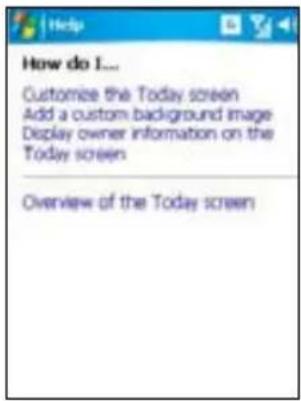 How do I... Customize the Today screen Add a custom background image Display owner information on the Today screen Overview of the Today screen