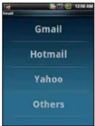 Gmail Hotmail Yahoo Others