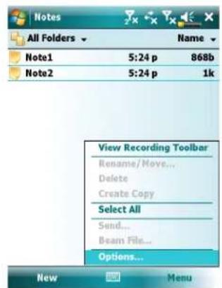 ACER DX900 - Tap ➤ Programs ProNotes Word Mobile Excel Mobile McMenu McOptions Options - 1