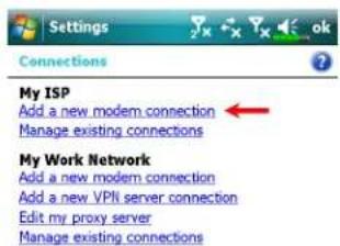 ACER DX900 - Setting the GPRS Connection - 1