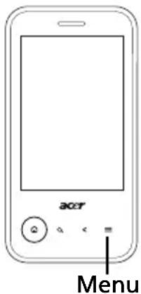ACER BeTouch E400 - Locking your smartphone - 1