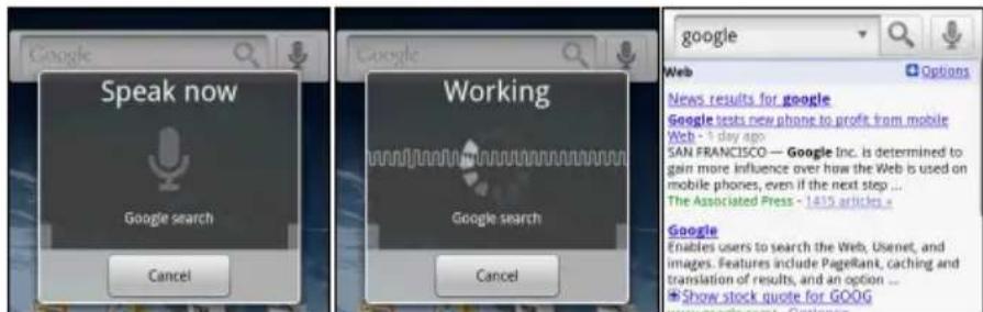 ACER BeTouch E400 - Voice Search - 1