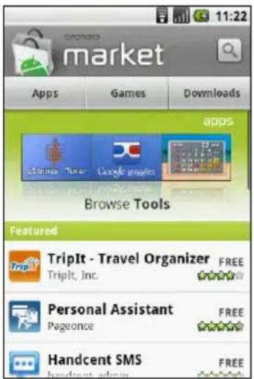 ACER BeTouch E400 - Android market - 3
