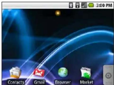 ACER BeTouch E130 - The Home screen - 1
