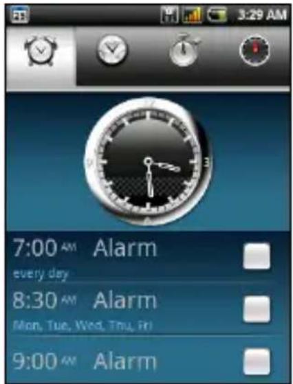ACER BeTouch E110 - Einstellung von Weckern - 1