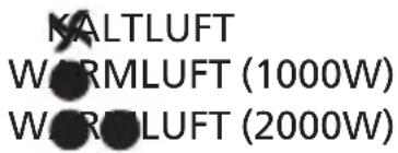 Superior FH06 - Ein- und Ausschalten / Heizstufenregler - 1