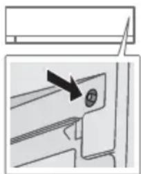 PANASONIC CS-RE15QKE - Knop Auto OFF/ON - 1