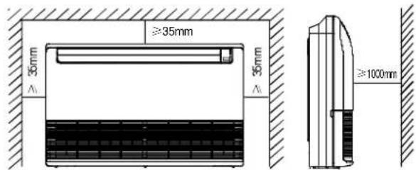 ≥35mm ≥1000mm